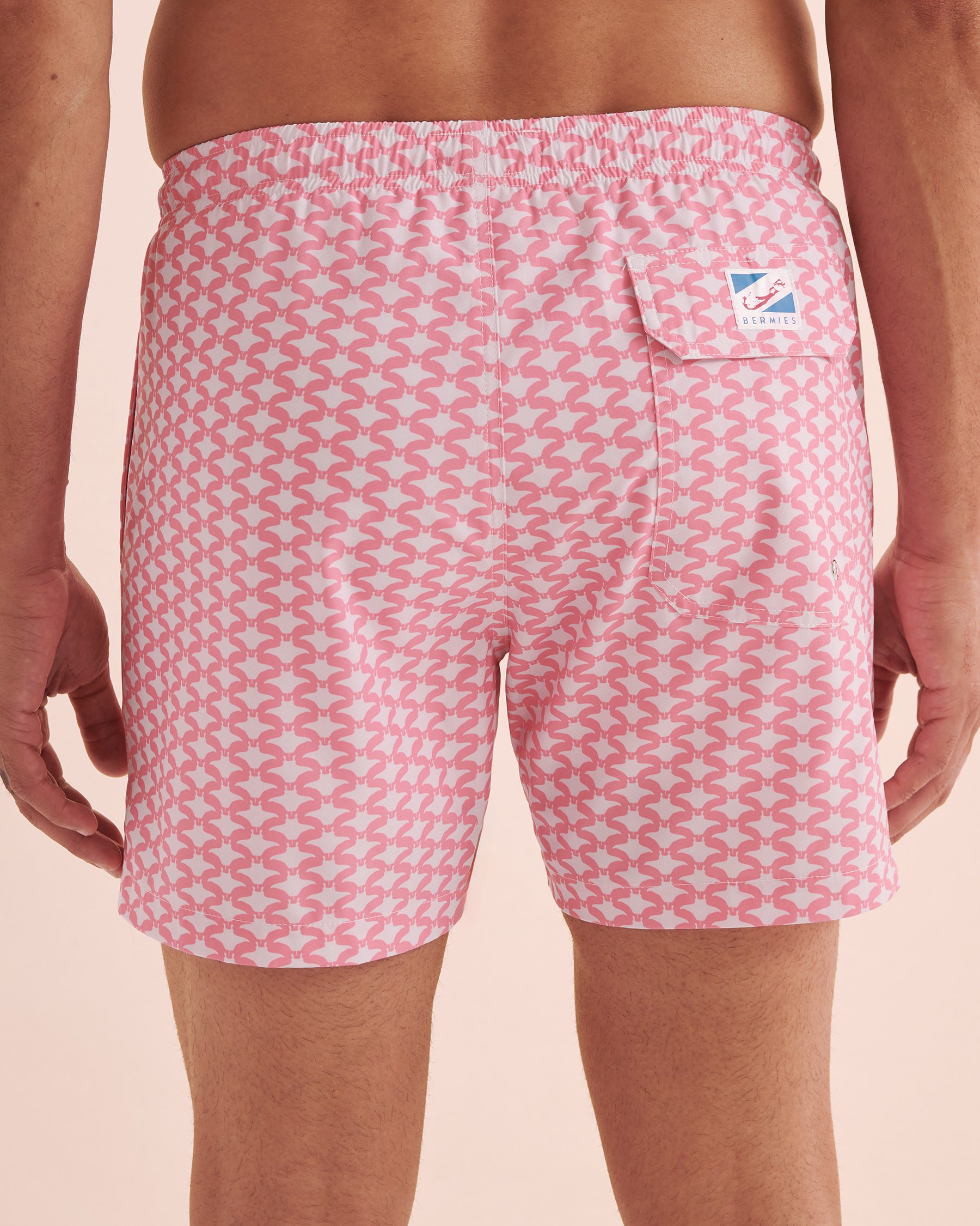 BERMIES Pink Mantaray Volley Swimsuit Pink PINK MANTA - View5