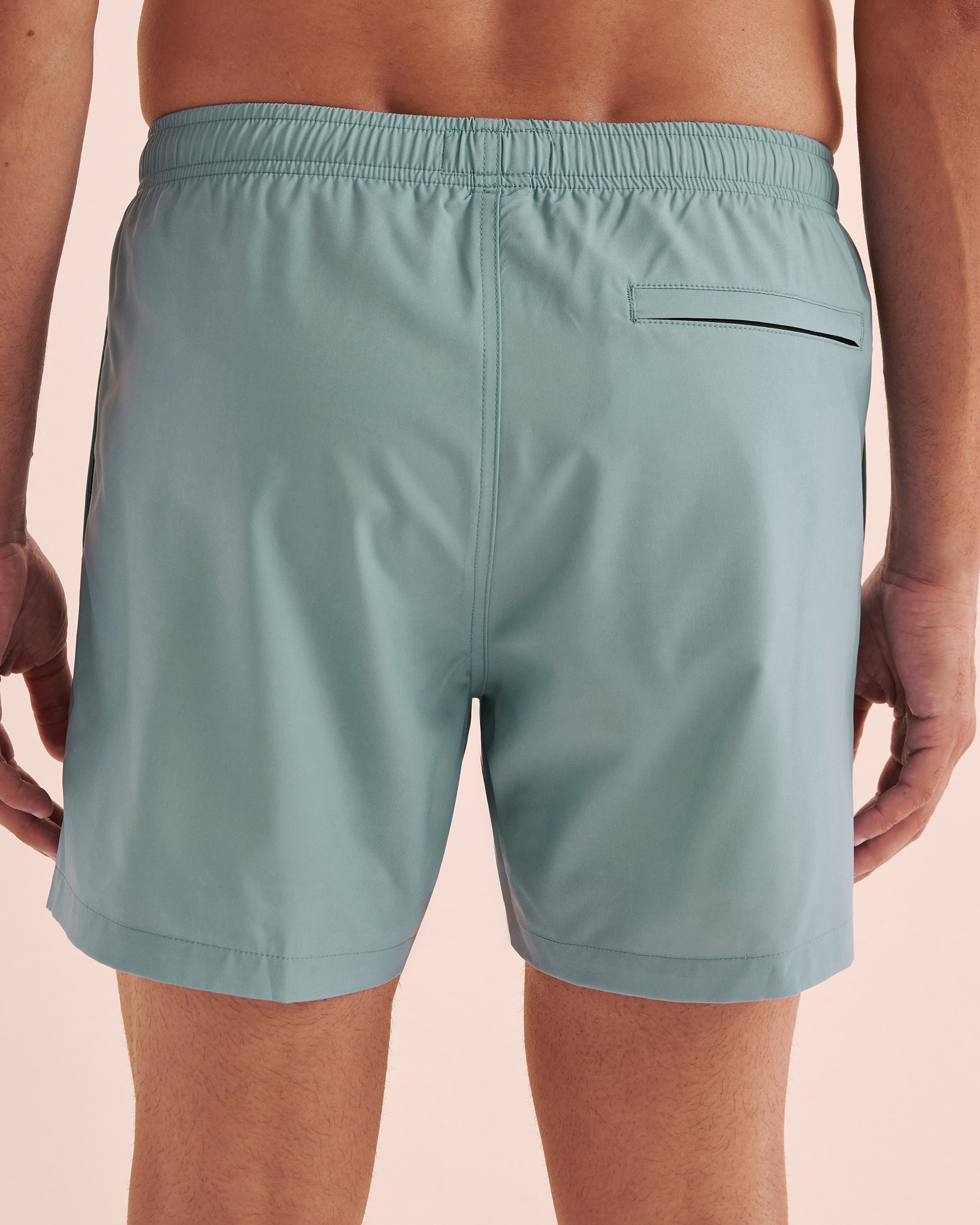 BERMIES Blue Green Flamingo Volley Swimsuit Blue BLUE-GFLAMIN - View5