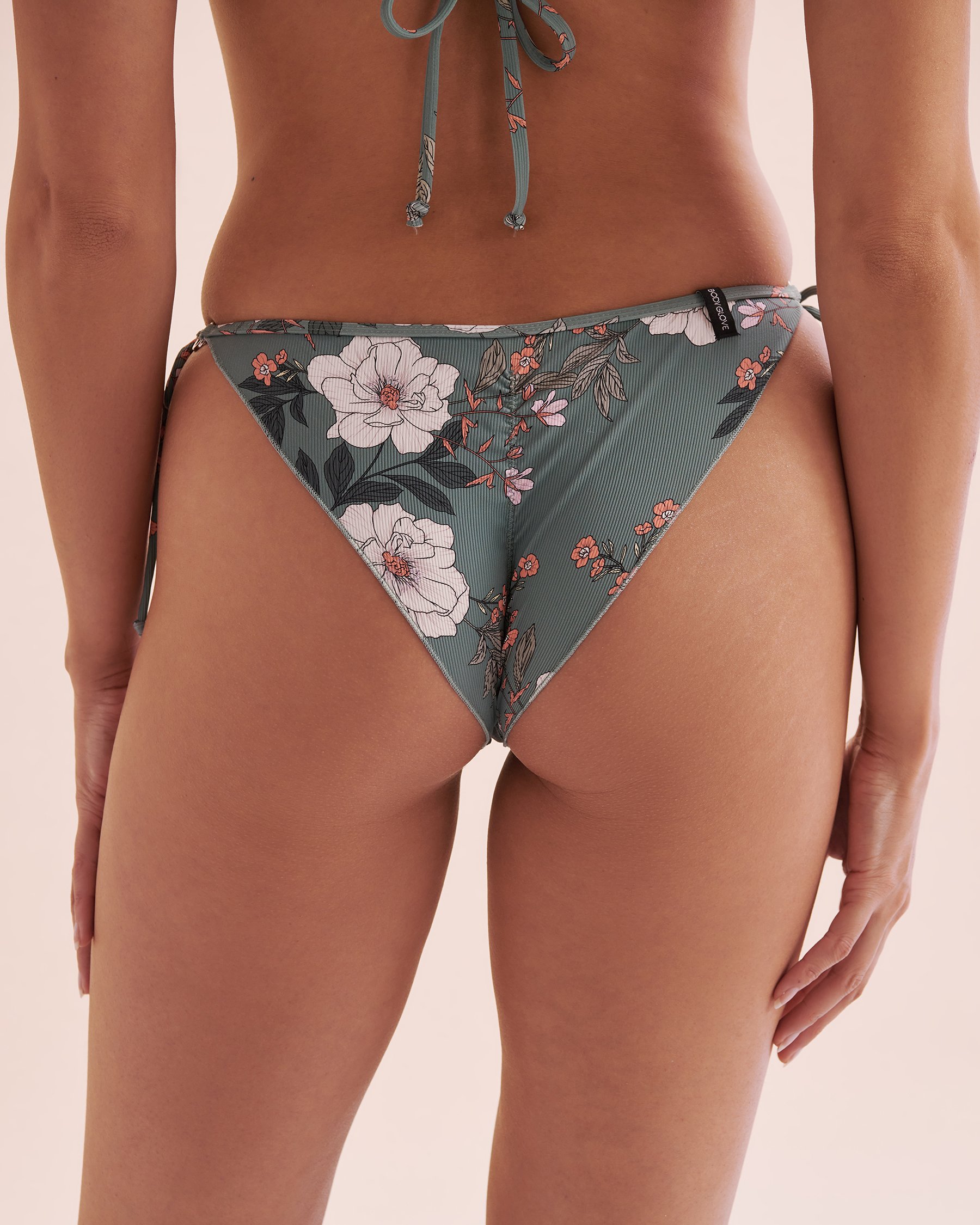 BODY GLOVE Bas de bikini brésilien noué aux hanches Aurora Gris floral 3965028 - Voir2