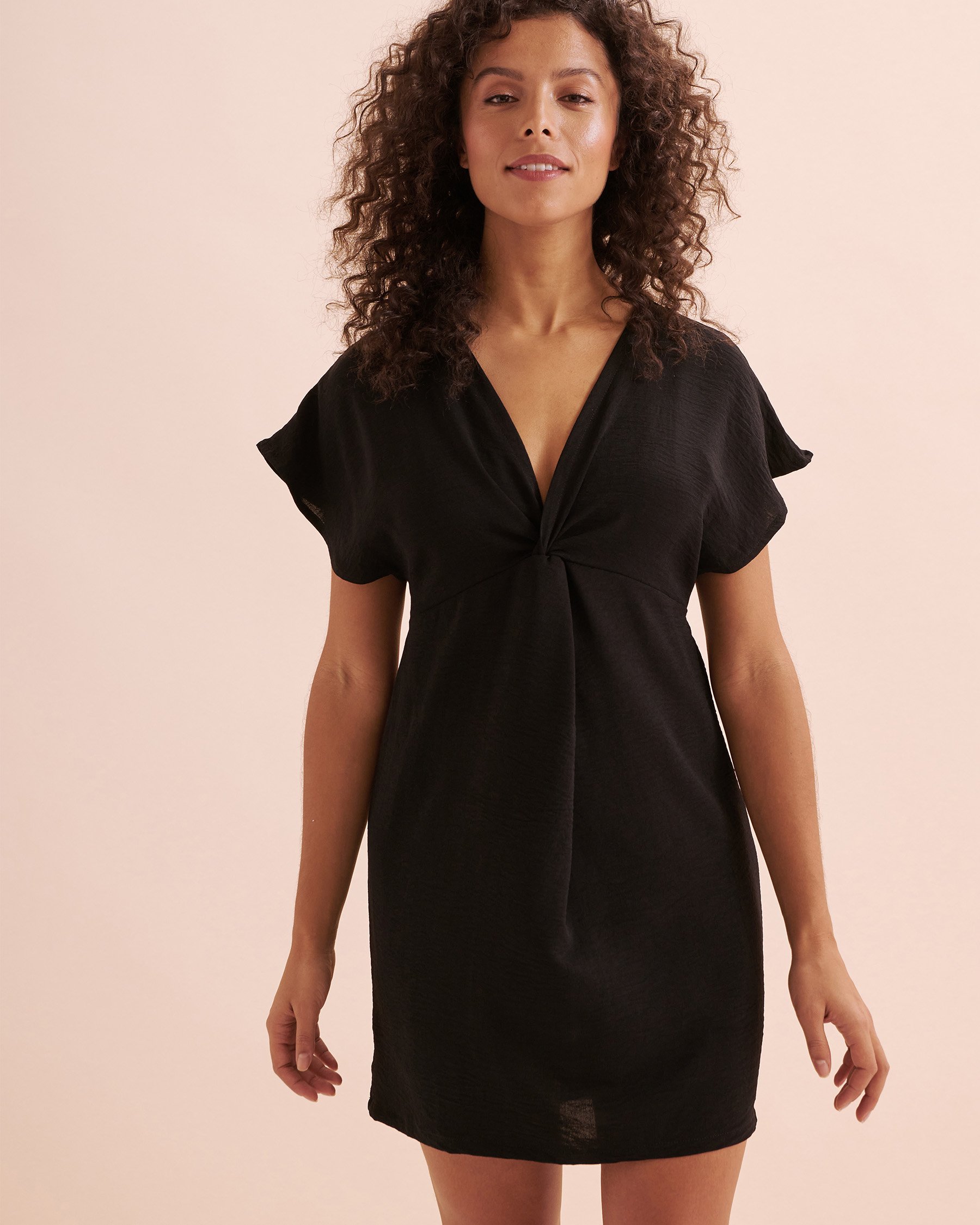 COVER ME Robe froissée Stephanies Cay Noir 25022589 - Voir1
