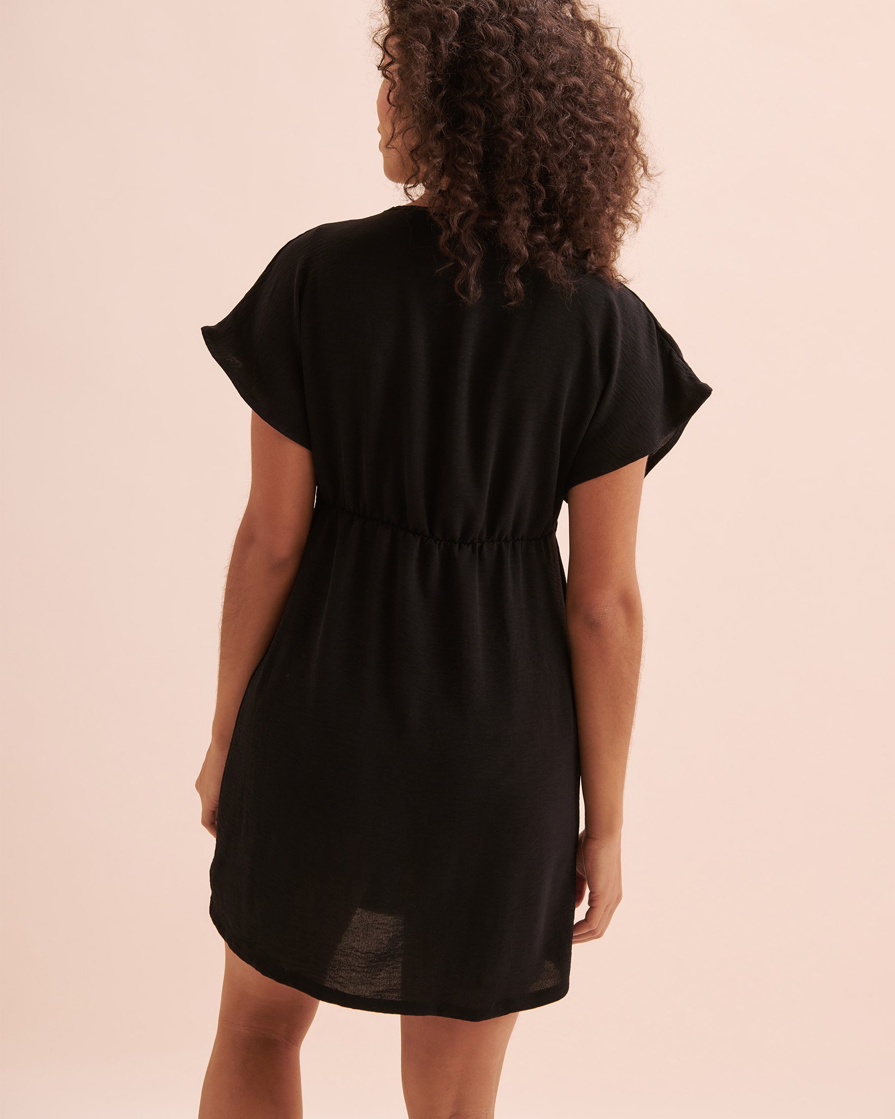 COVER ME Robe froissée Stephanies Cay Noir 25022589 - Voir2