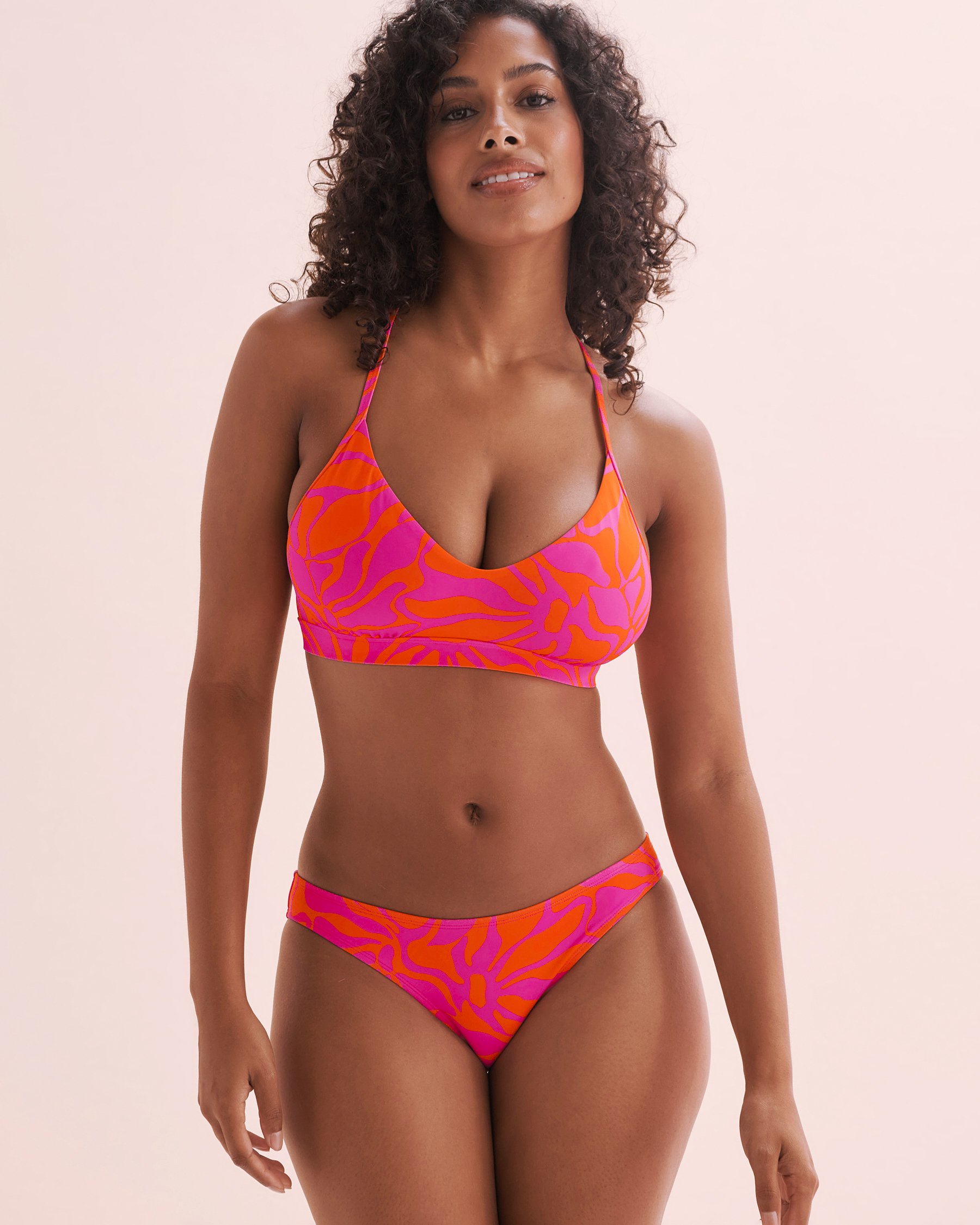 EIDON Haut de bikini bralette bonnet D-DD-E Madison Free Spirit Fruit du dragon BV270125D - Voir1