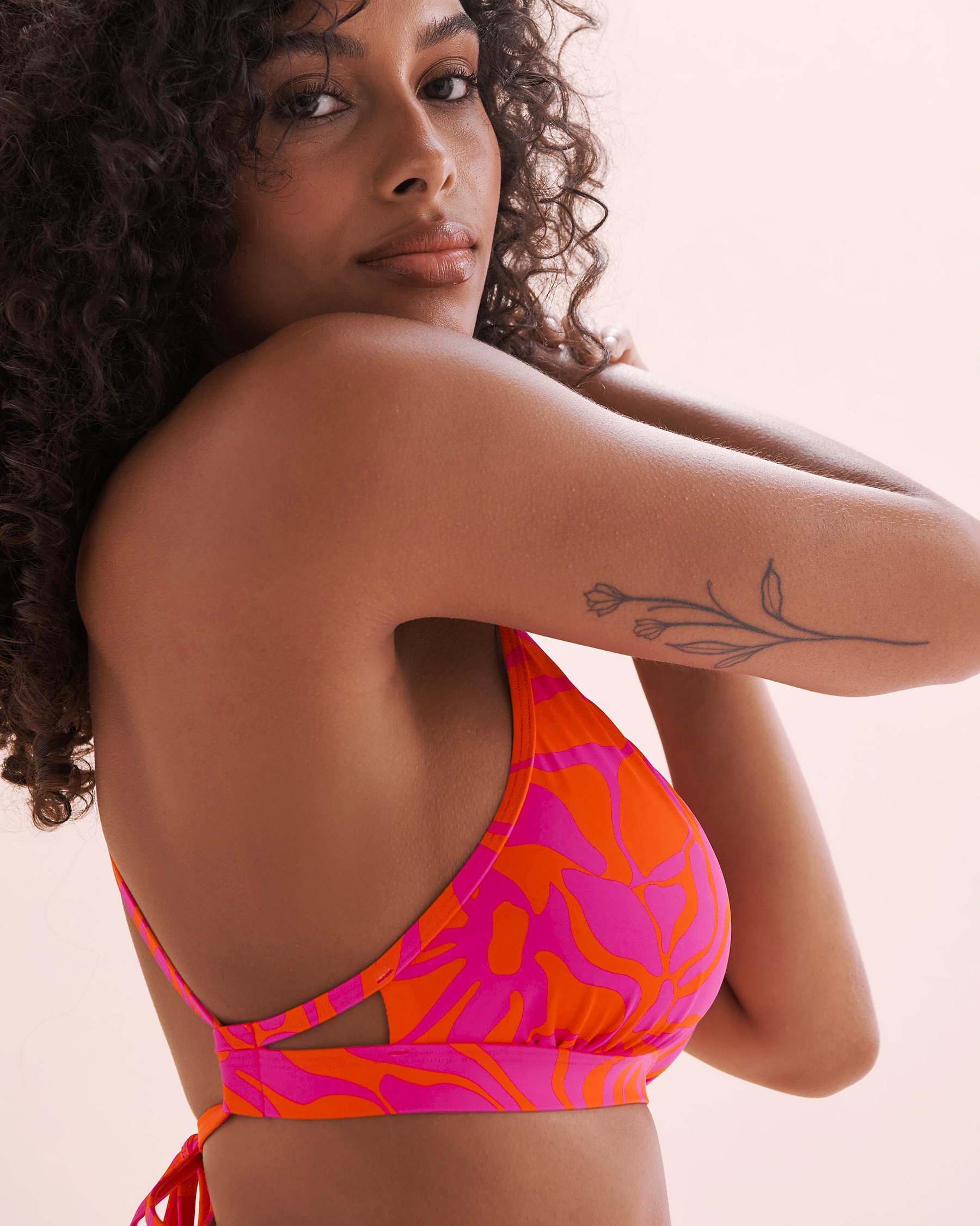 EIDON Haut de bikini bralette bonnet D-DD-E Madison Free Spirit Fruit du dragon BV270125D - Voir4