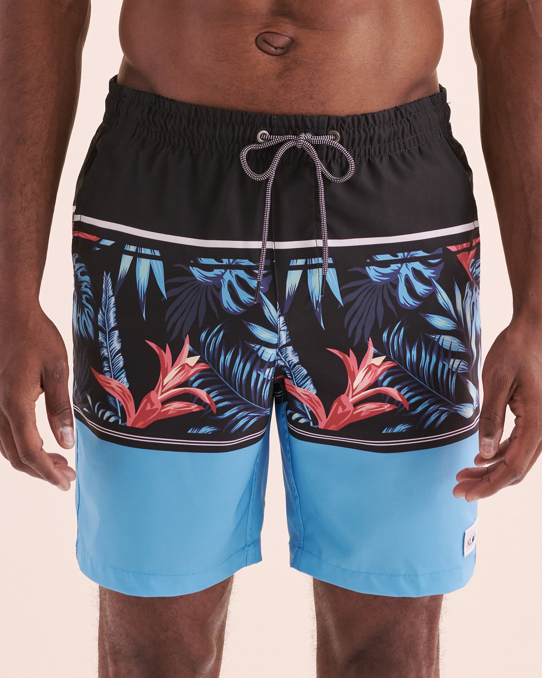 LUCKY ALOHA Maillot volley Epic Noir et bleu EPC1052 - View1