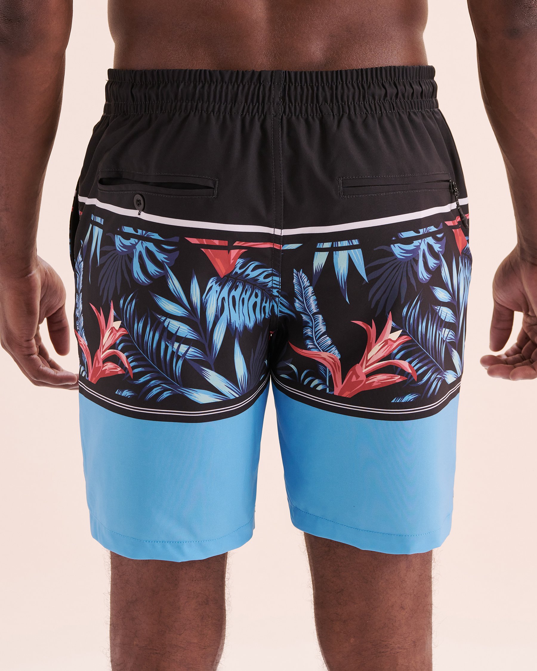 LUCKY ALOHA Maillot volley Epic Noir et bleu EPC1052 - View2