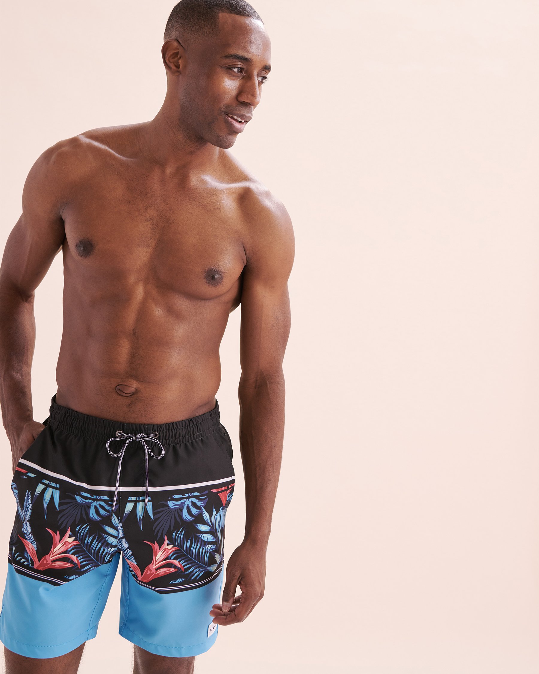 LUCKY ALOHA Maillot volley Epic Noir et bleu EPC1052 - View4