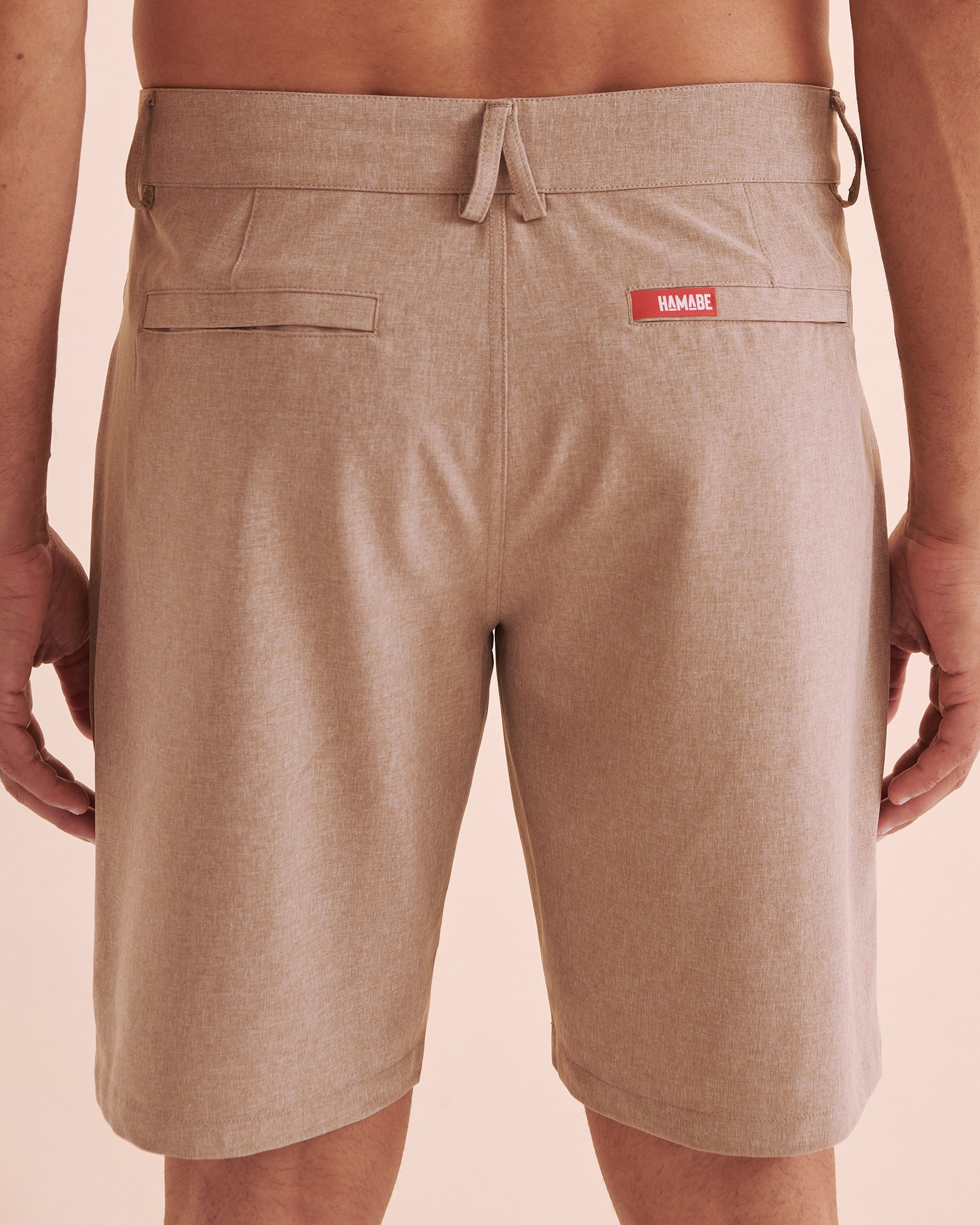 HAMABE Hybrid Shorts Light Khaki 03100038 - View2