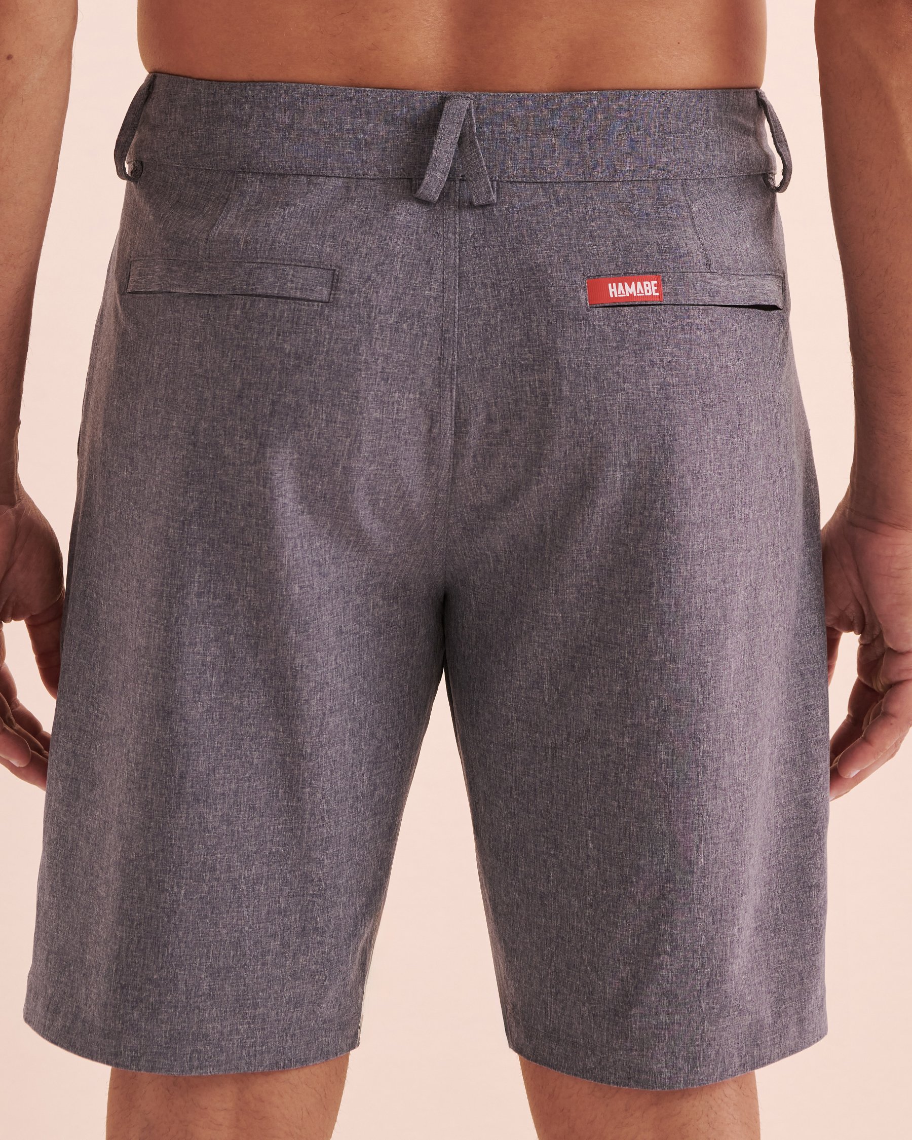 HAMABE Short hybride Bleu marine 03100038 - View2