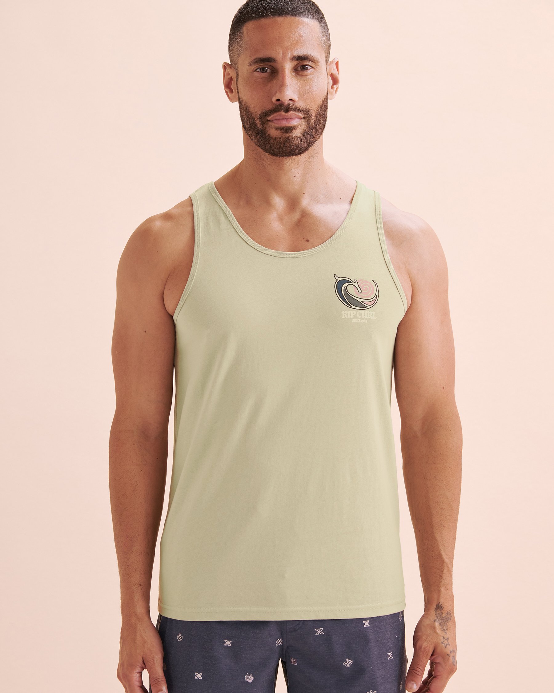 RIP CURL Hazed and Tubed Tank Top Mint Green 0KZMTE - View5