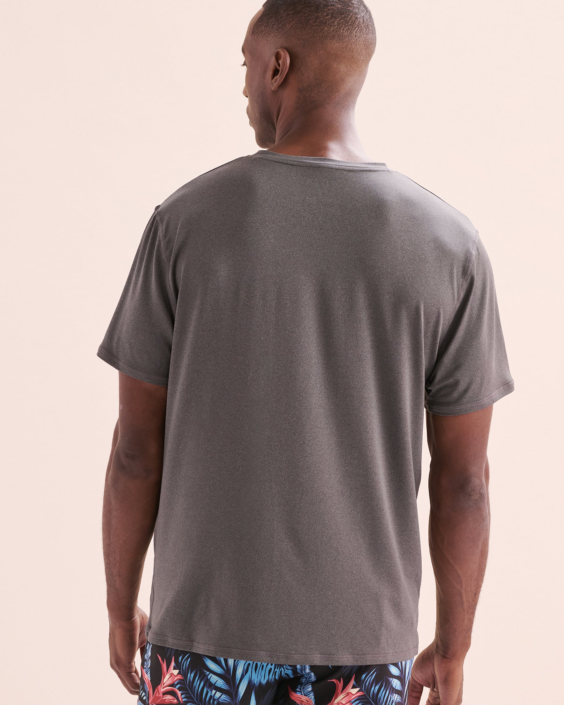 LUCKY ALOHA Rashguard manches courtes Interval Noir INT7490 - View2