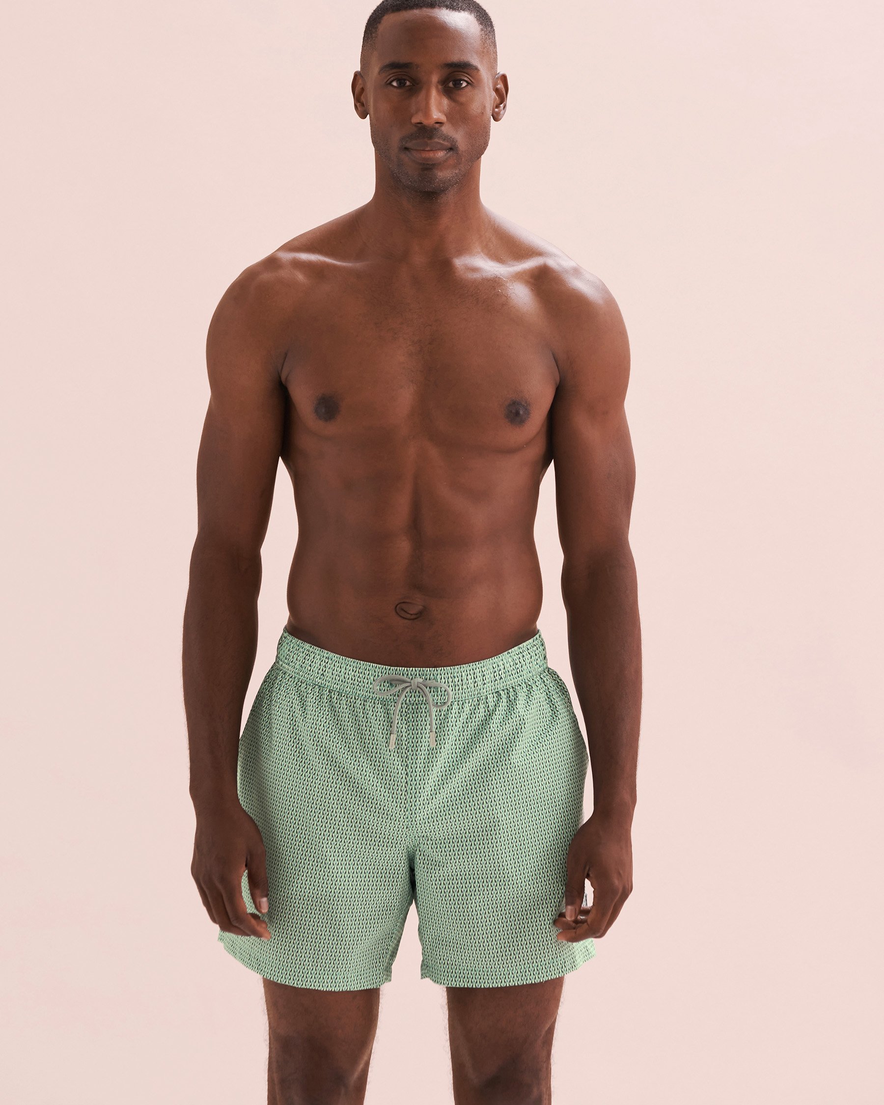 PUBLIC BEACH Maillot volley Micro Geo Vert PB7612BIK - View6