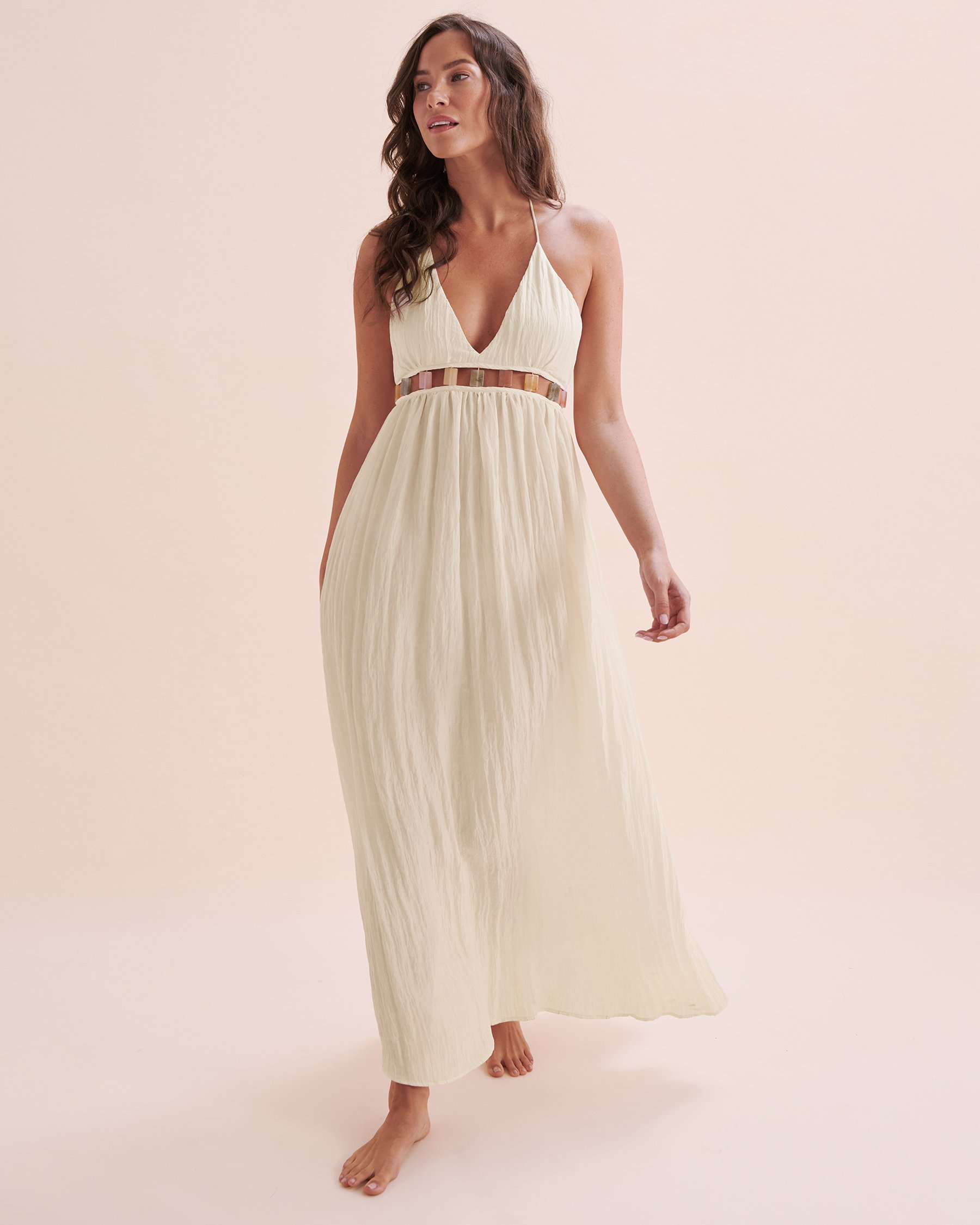 IBIZA BY ANNE COLE Mirage Jewel Maxi Dress Off-white CU12965 - View6