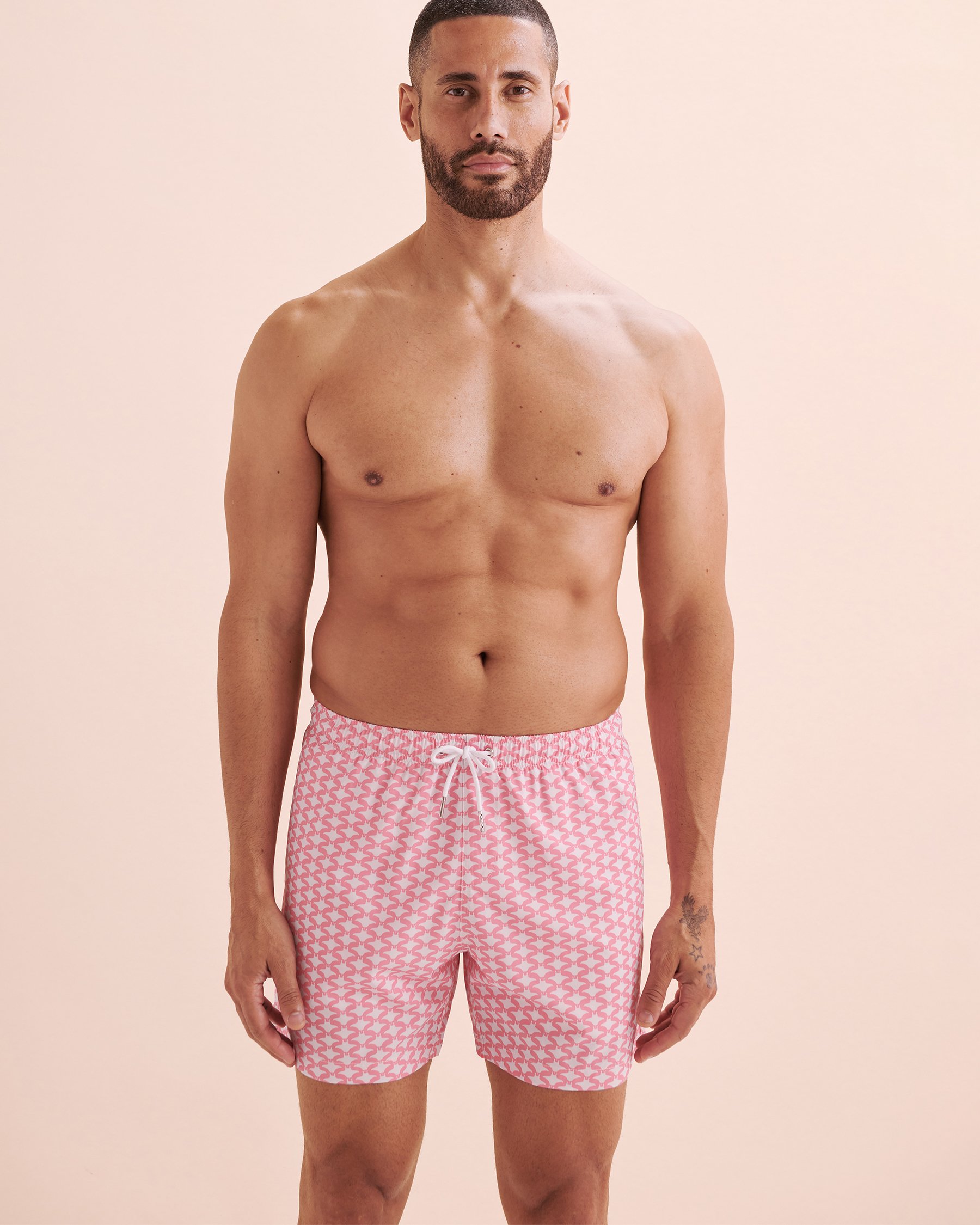 BERMIES Maillot volley Pink Mantaray Rose PINK MANTA - View9