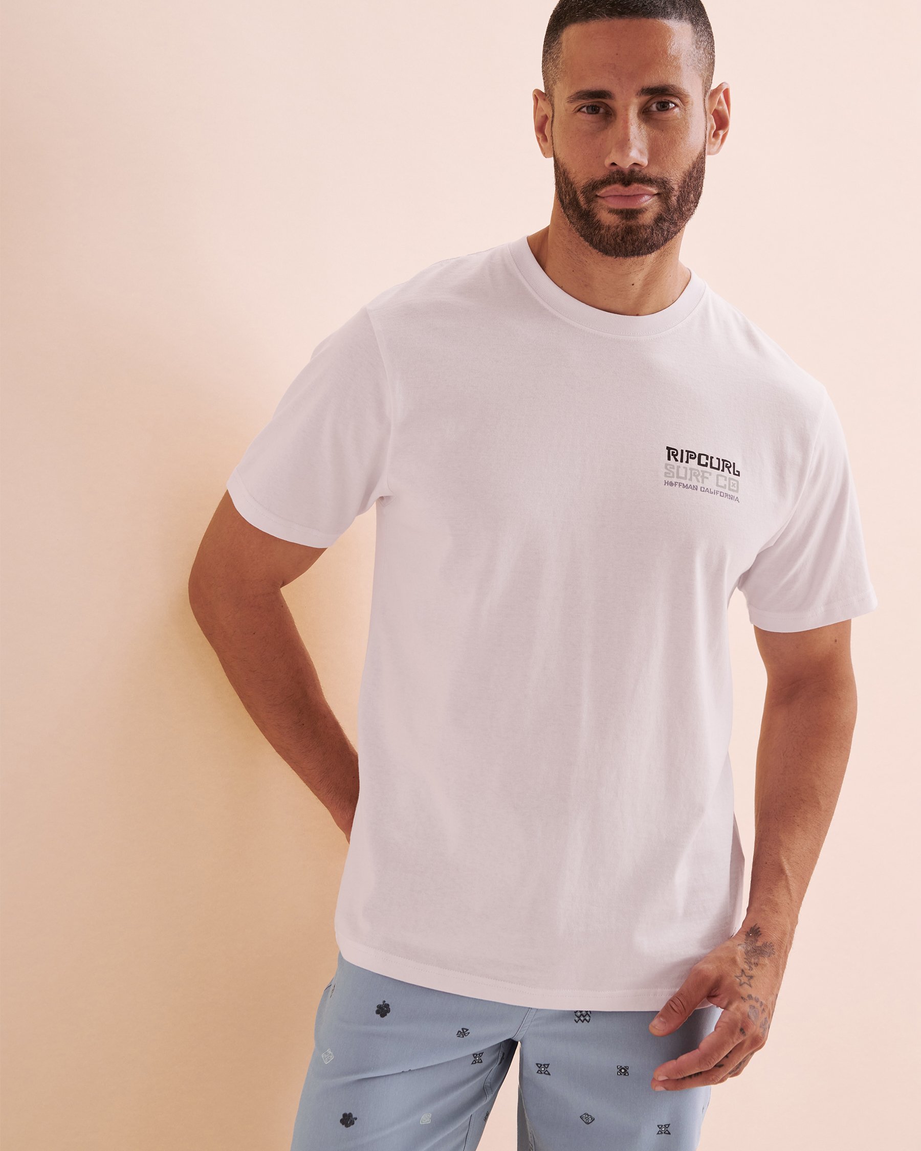 RIP CURL T-shirt Hoffman Classics Blanc 0KNMTE - View1