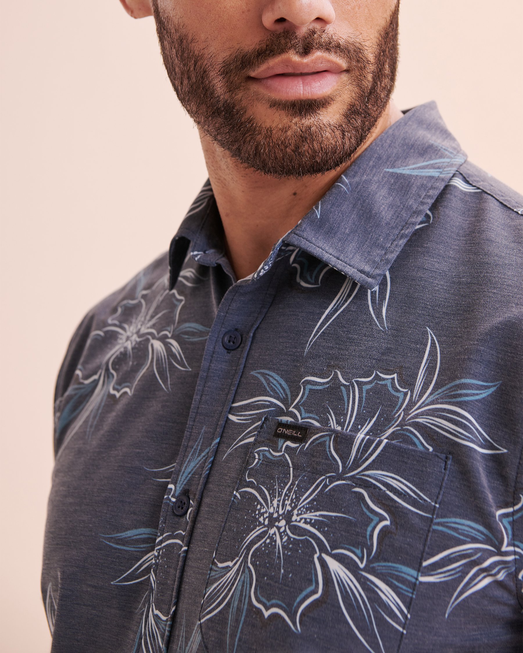 O'NEILL Trvlr UPF Traverse Short Sleeve Shirt Navy Blue SP4104100 - View3