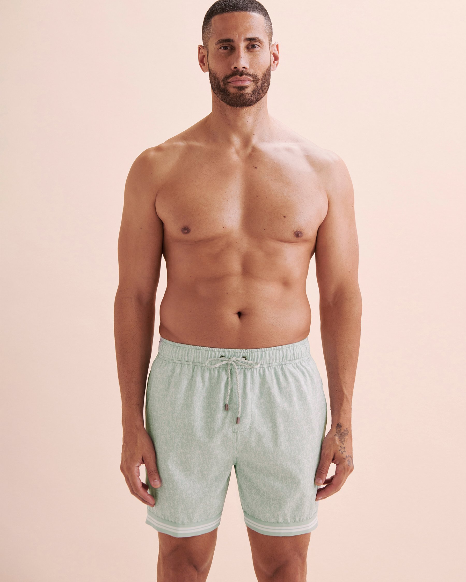 VINTAGE SUMMER Volley Swimsuit Green V70819 - View5