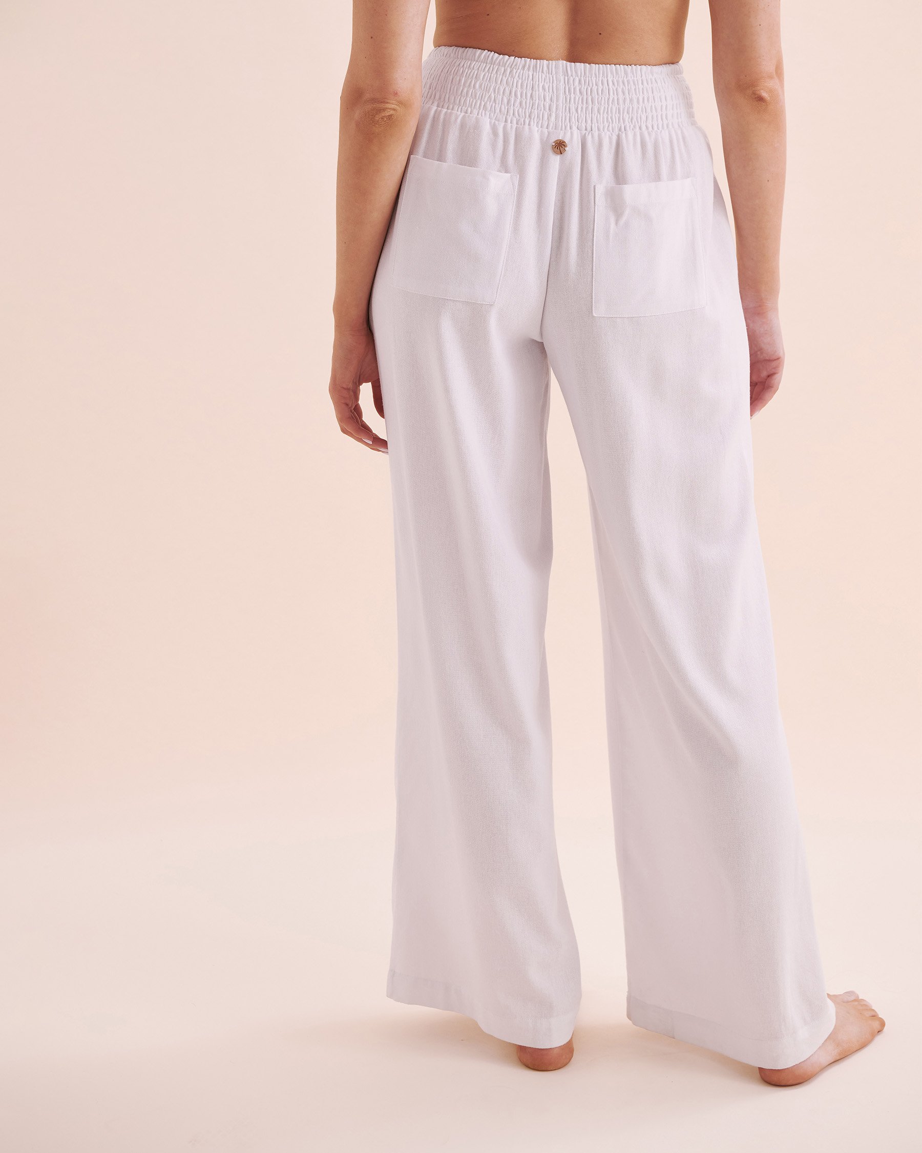 OFF THE BEACH Wide Leg Pants White 02200075 - View3