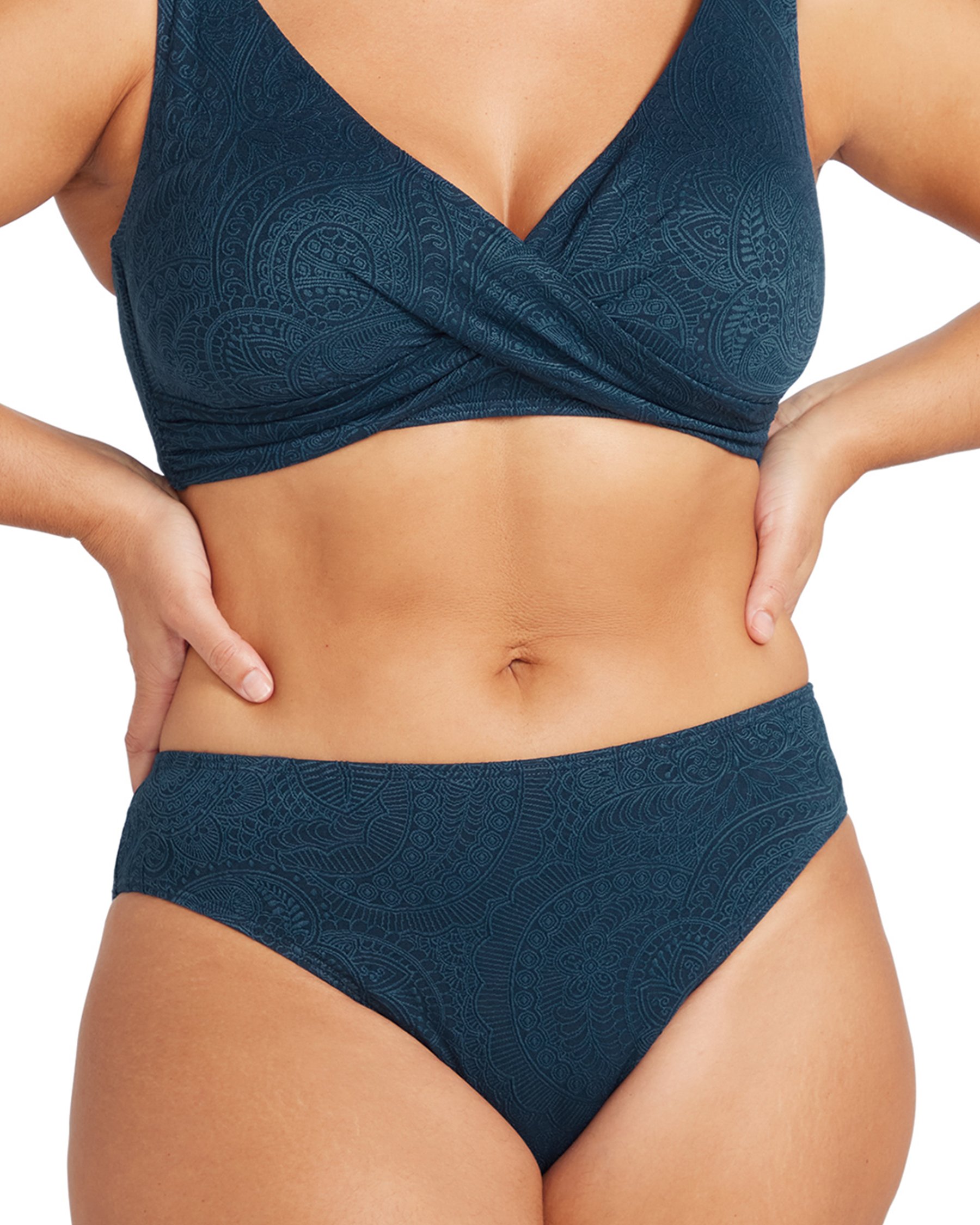 ARTESANDS La Traviata Delacroix Basic Bikini Bottom Navy Blue AT4006LT - View8