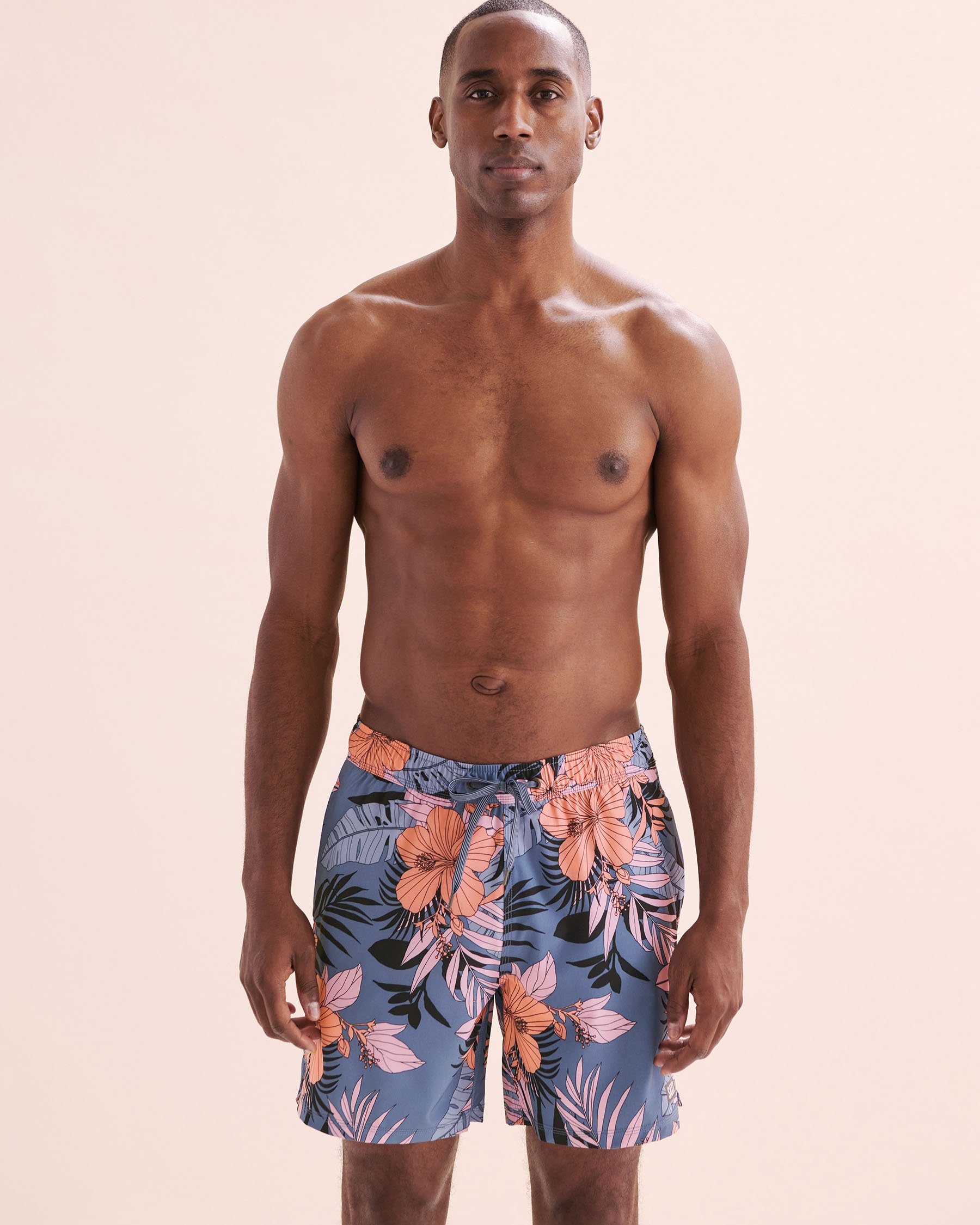 SAXX Oh Buoy Volley Swimsuit Blue Jungle Print SXSW04L - View6