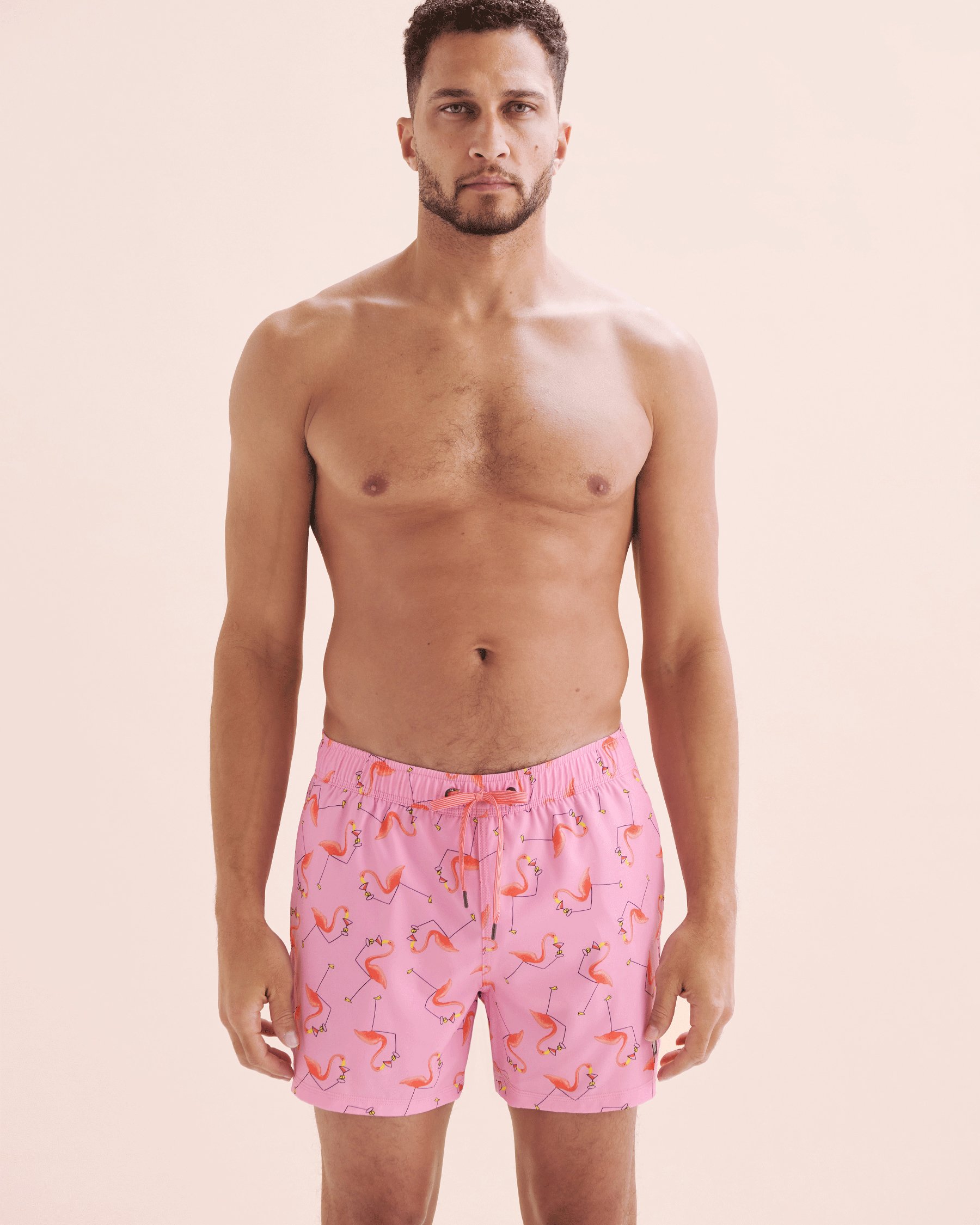 SAXX Maillot volley Oh Buoy Imprimé flamant rose SXSW03L - View8