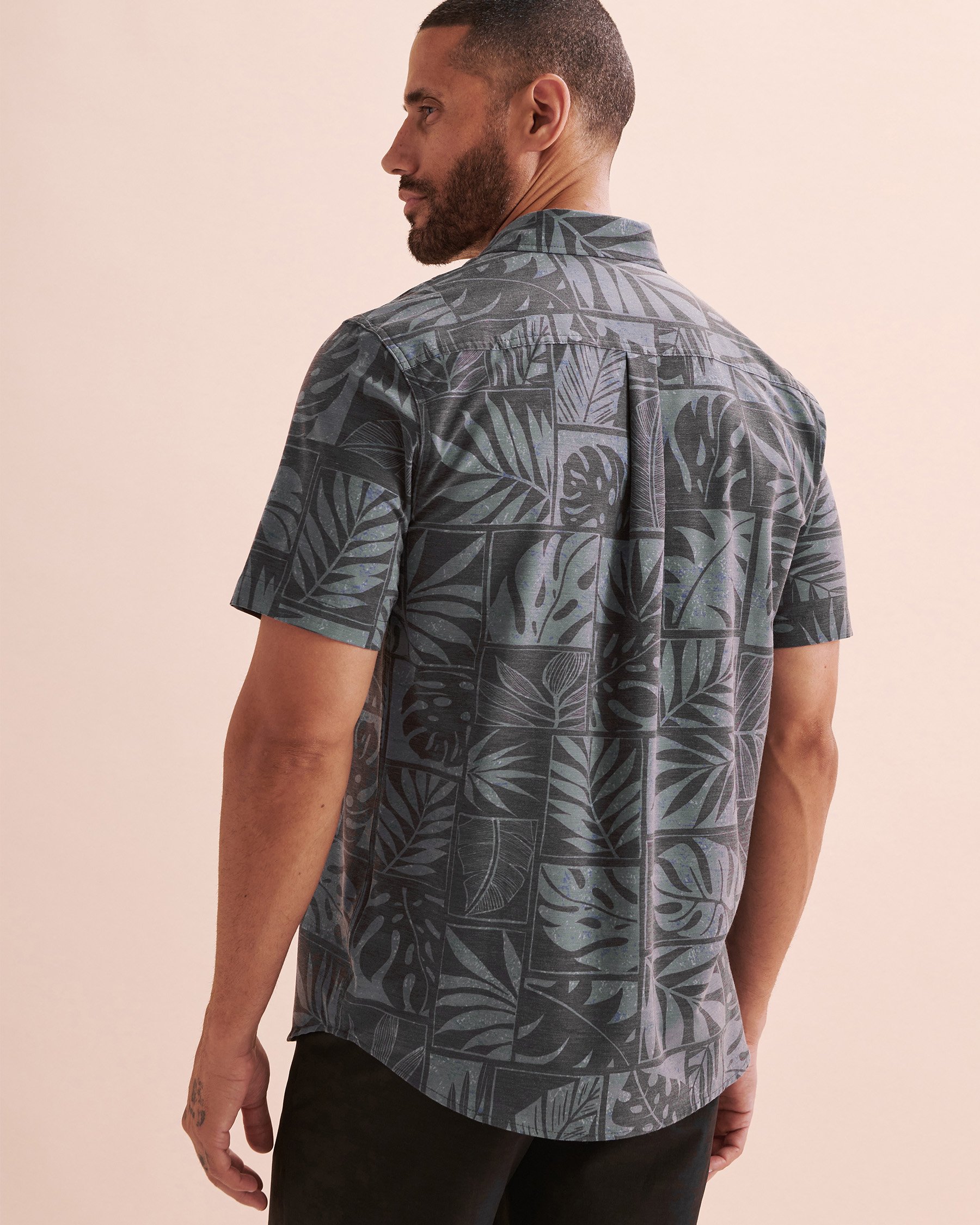 O'NEILL Trvlr UPF Traverse Short Sleeve Shirt Black & Blue SP5104103 - View2
