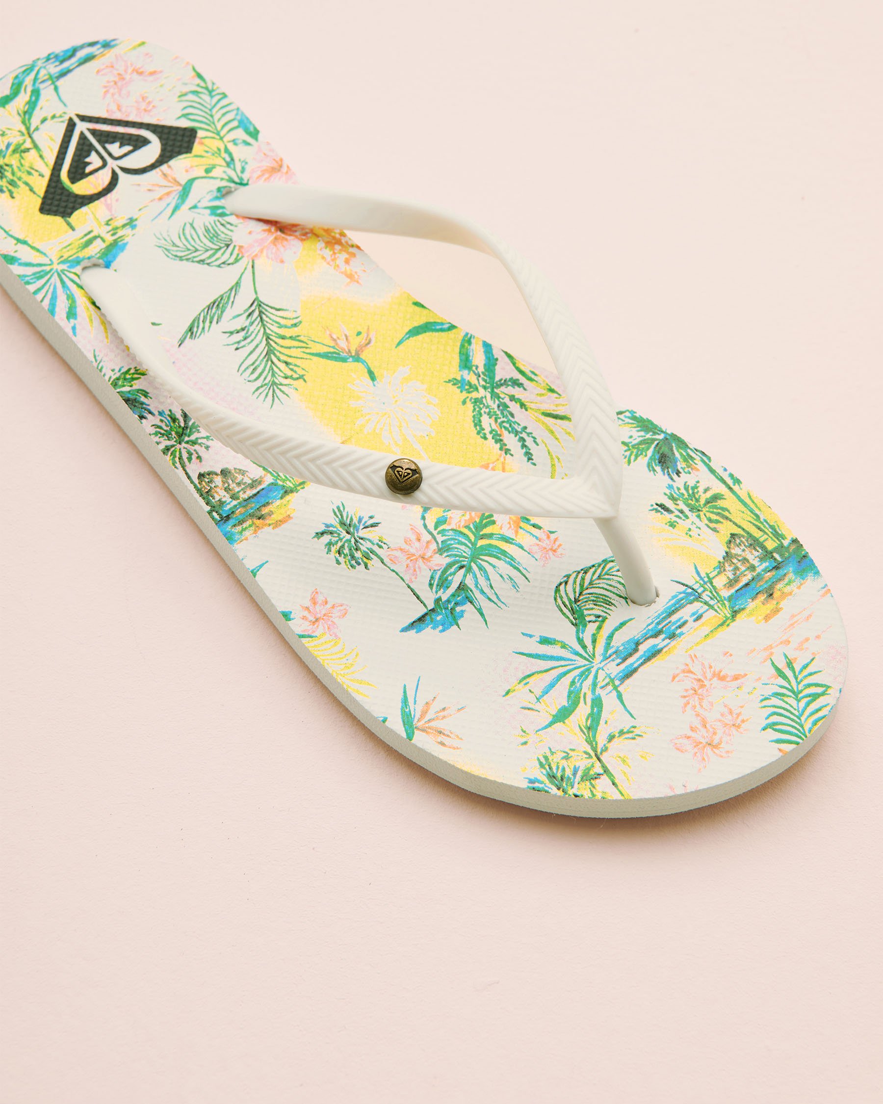 ROXY Bermuda Print Flip-flops White 13901670 - View4