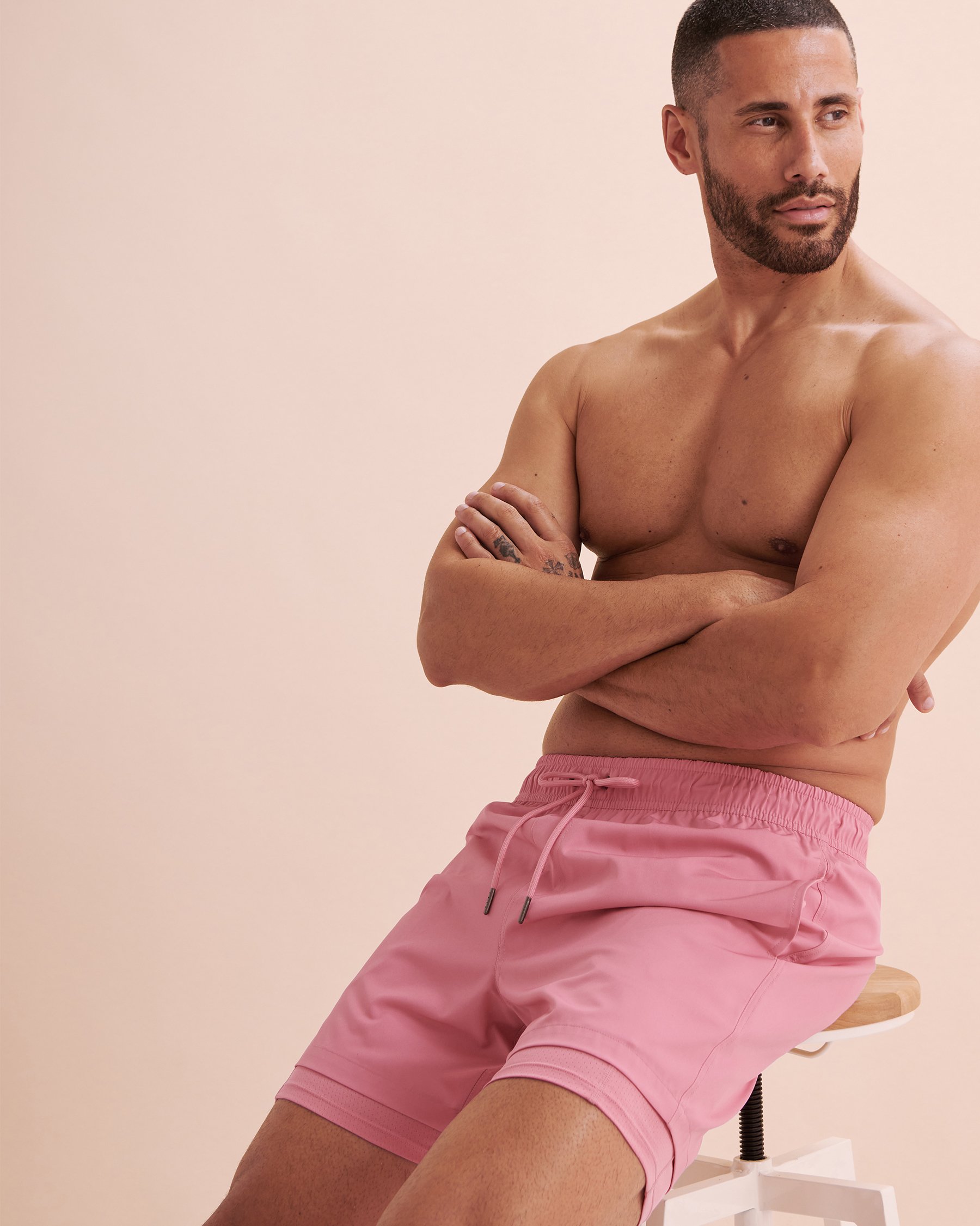 HAMABE Maillot volley Rose sauvage 03100043 - View5