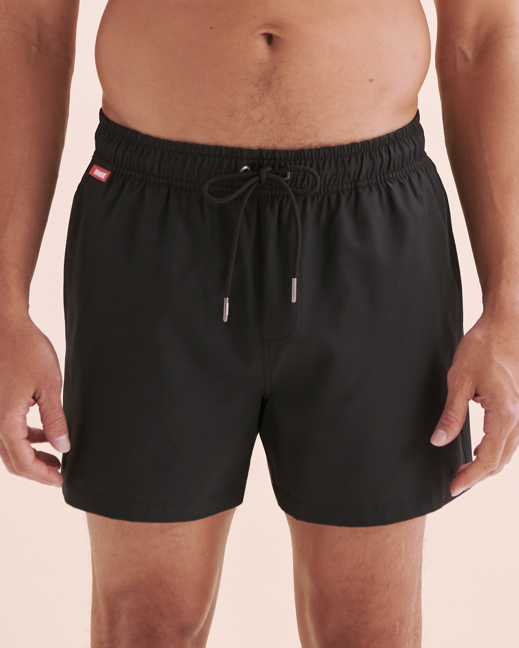 HAMABE Volley Swimsuit with Long Liner Black Beauty 03100052 - View1