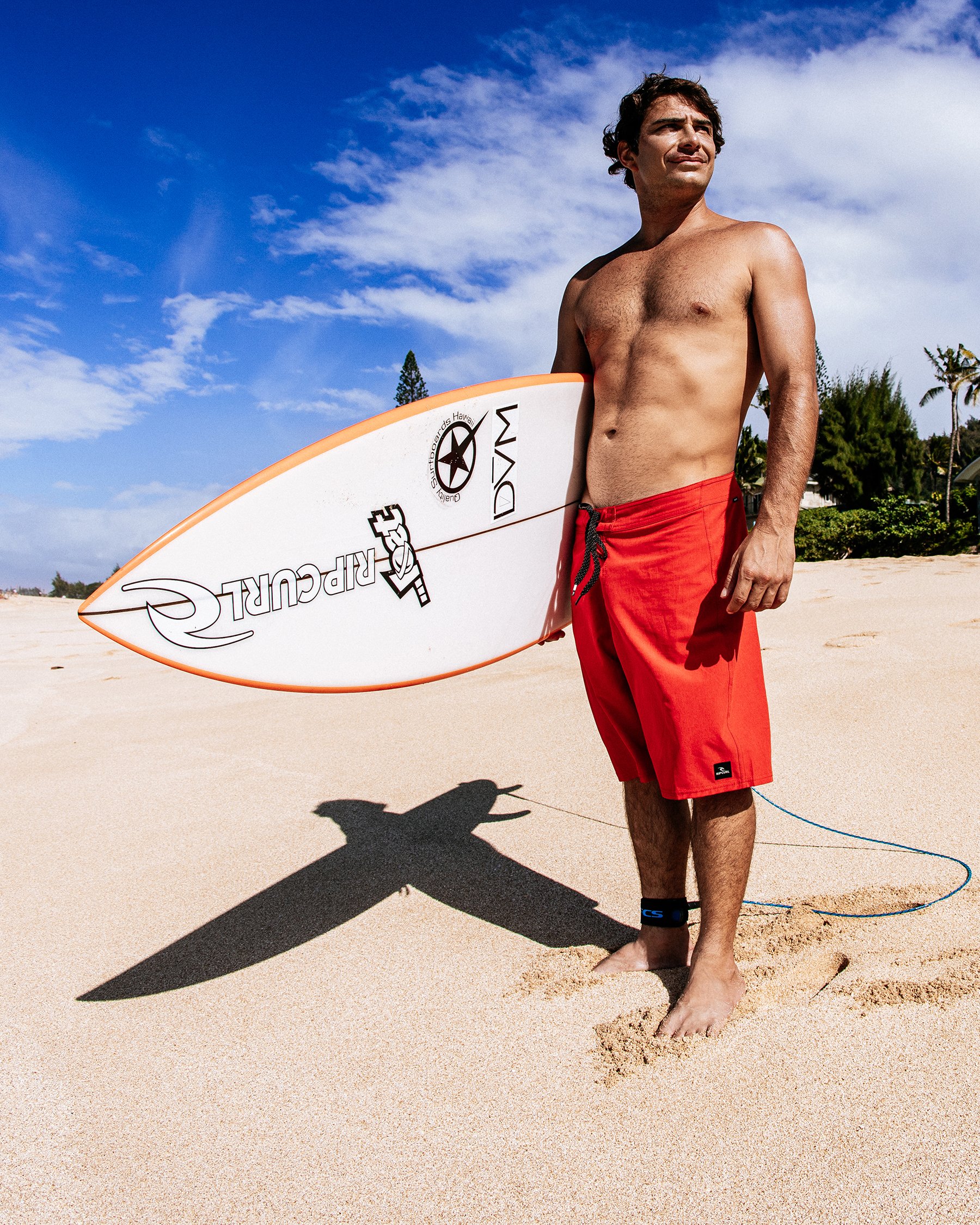 RIP CURL Maillot boardshort Mirage Rouge foncé CBOCH9 - View1