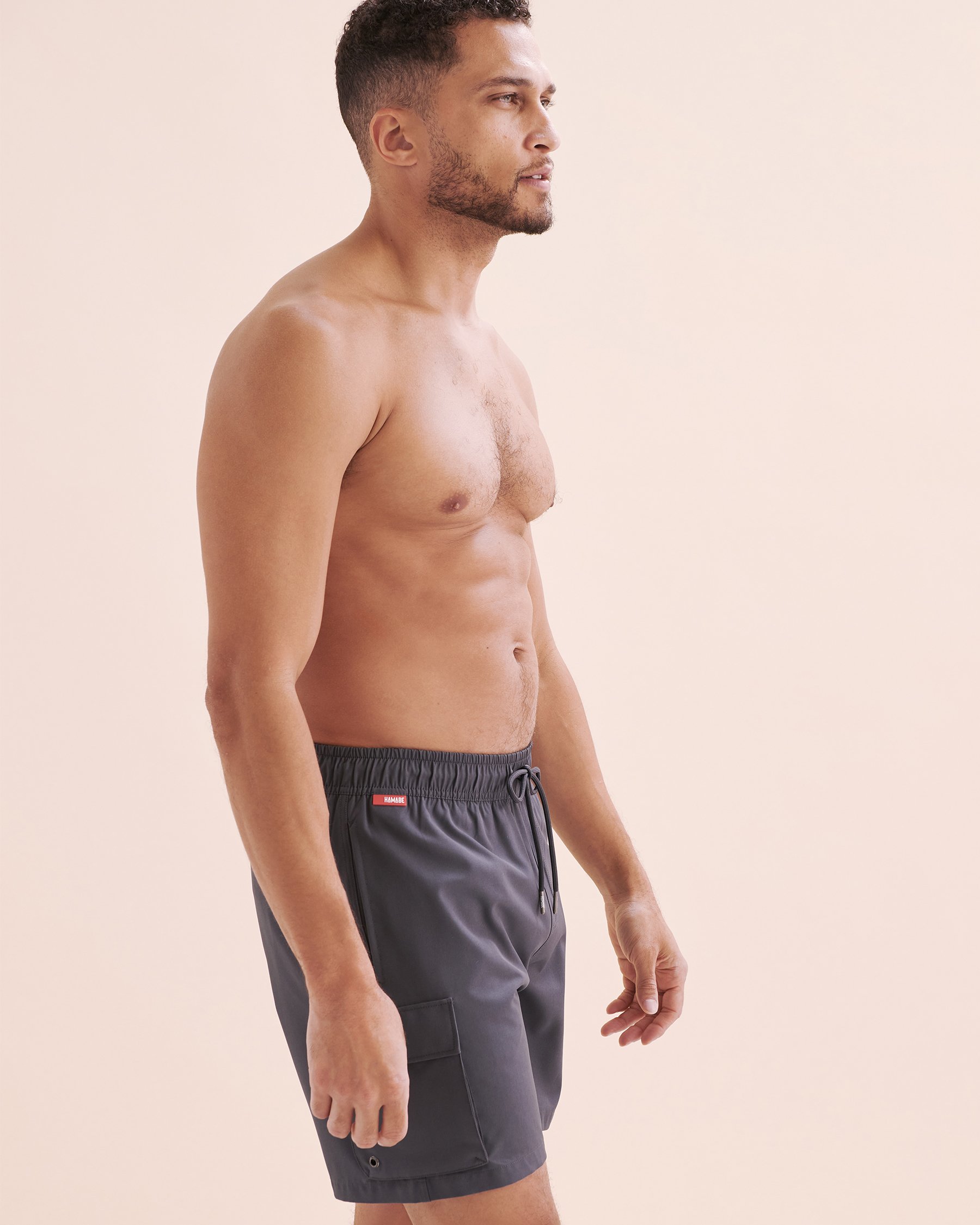 HAMABE Cargo Volley Swimsuit Ombre Blue 03100048 - View4