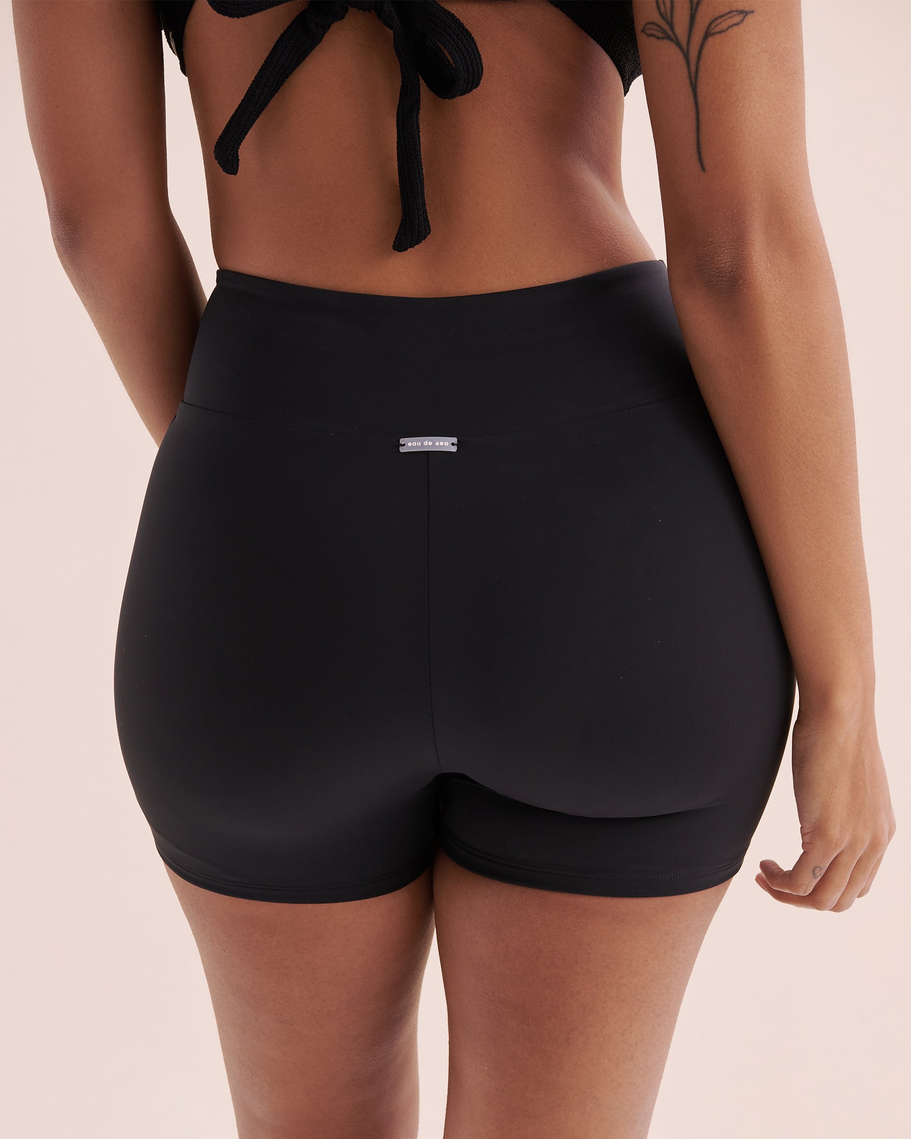 EAU DE SEA Short de bain taille haute Blue Coastal Noir 01300394 - View6