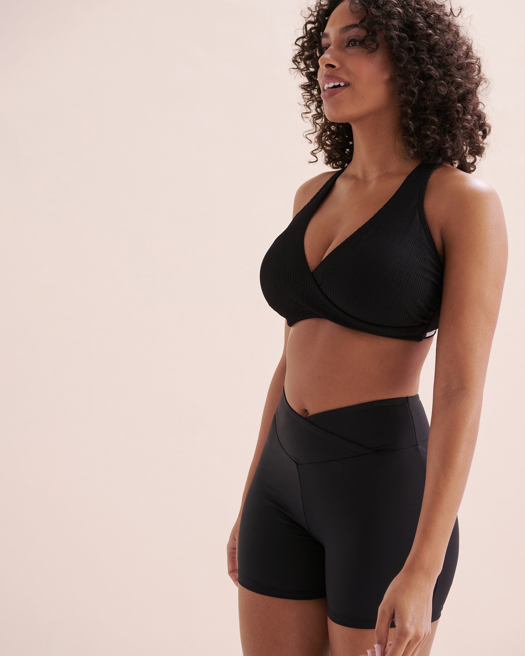 EAU DE SEA Short de bain taille haute Blue Coastal Noir 01300394 - View9