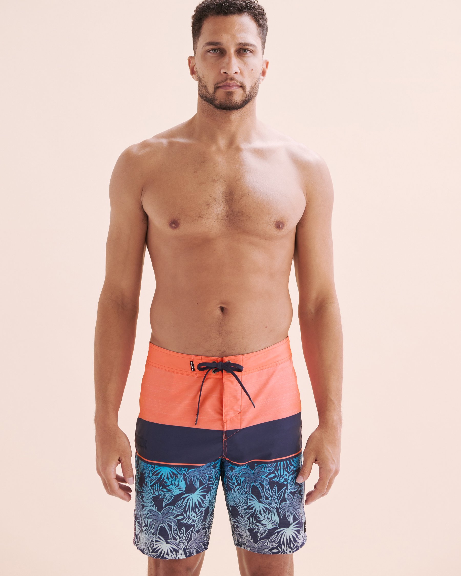 O'NEILL Maillot Boardshort Hyperfreak Heat Block Bleu et rose SP5106005C - Voir8