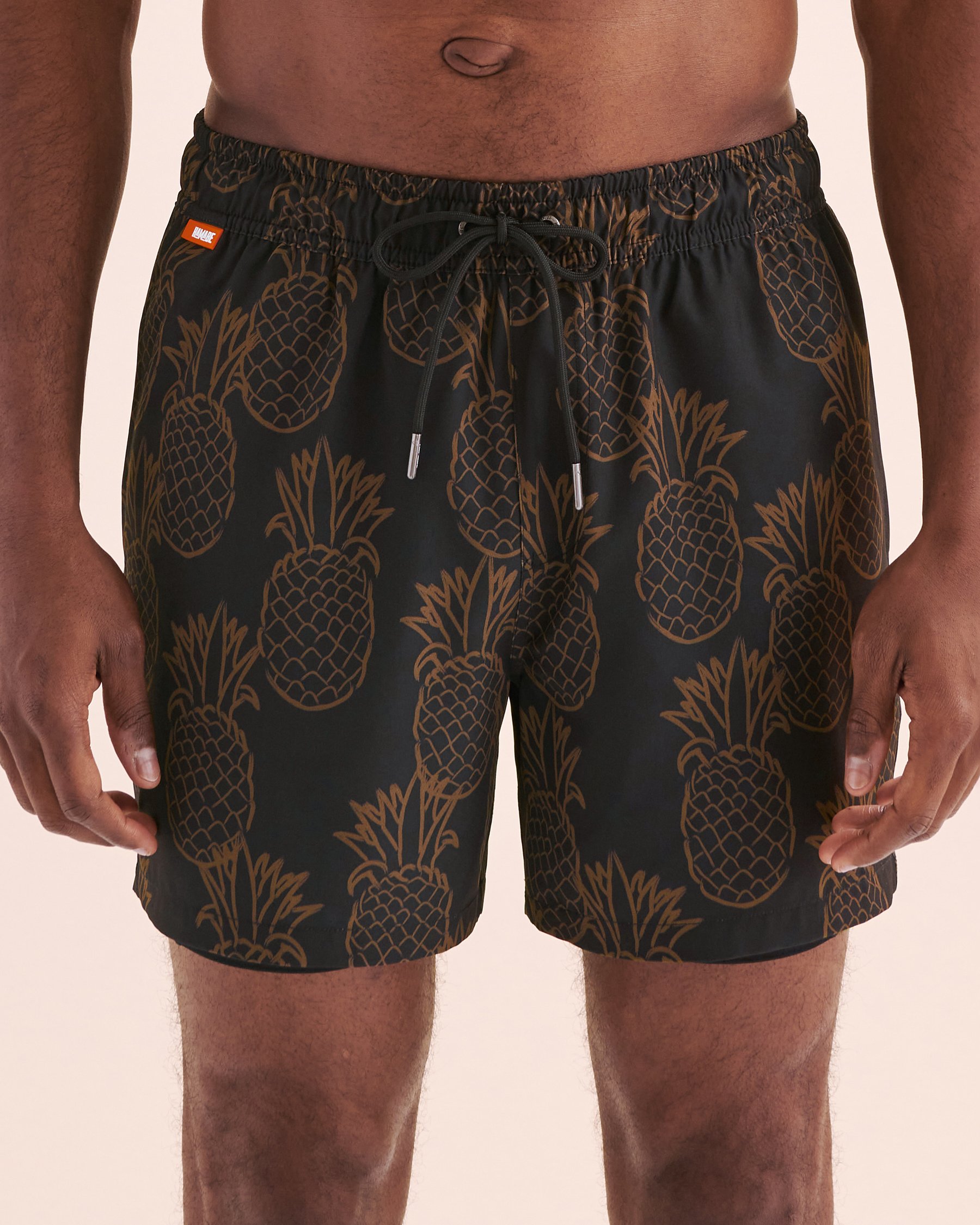 HAMABE Maillot volley avec longue doublure Noir et brun 03100046 - View1