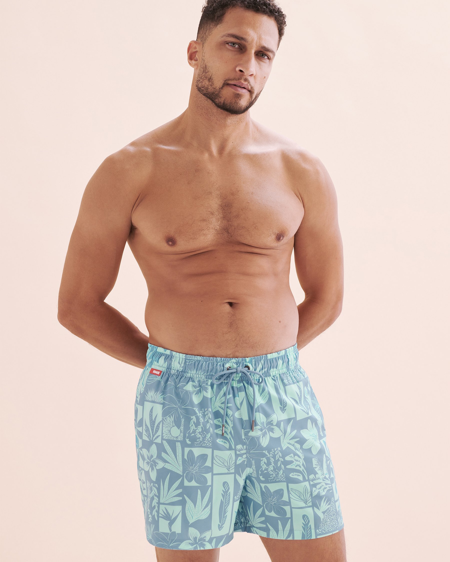 HAMABE Maillot volley avec longue doublure Bleu crépuscule 03100046 - View10