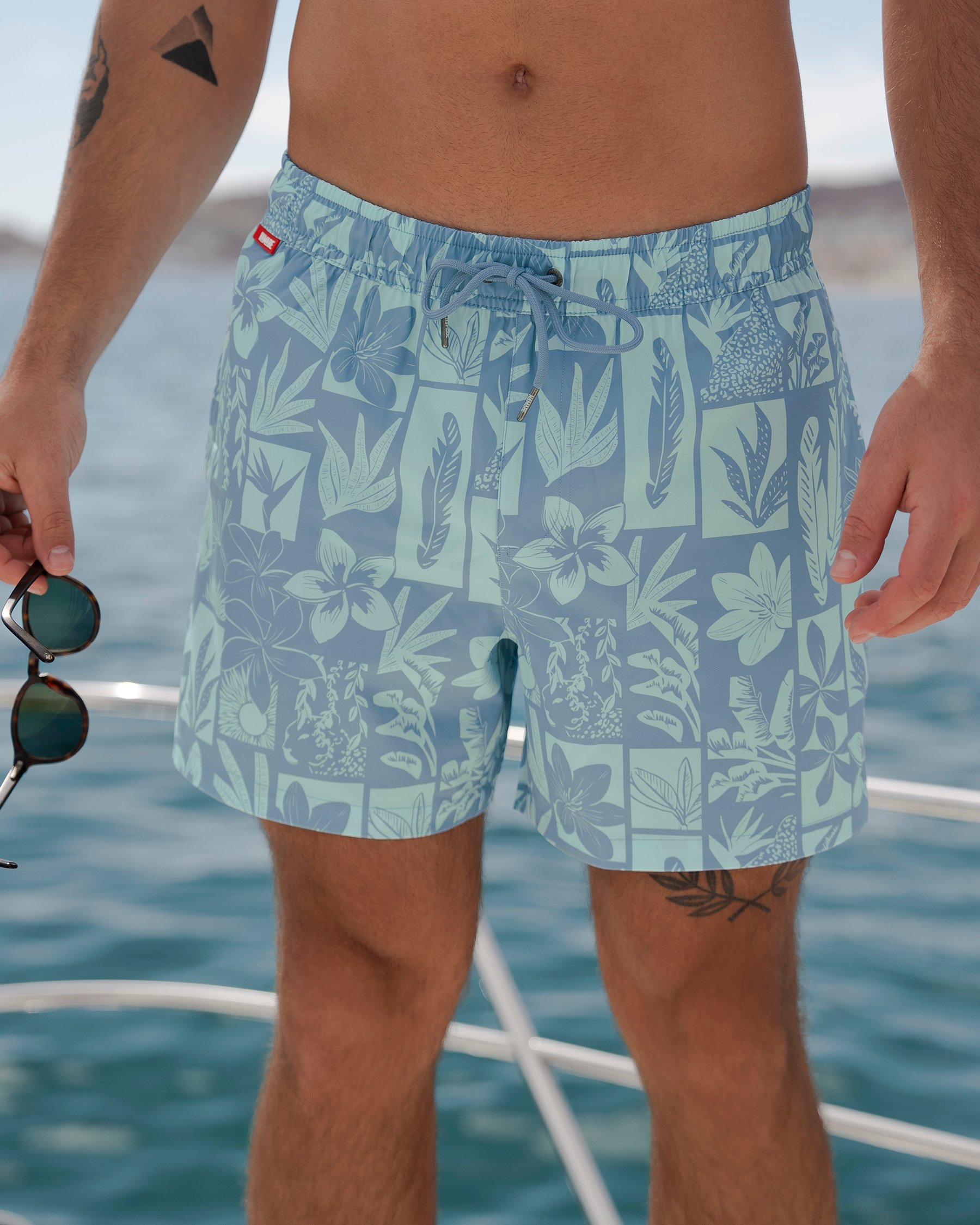 HAMABE Maillot volley avec longue doublure Bleu crépuscule 03100046 - View2