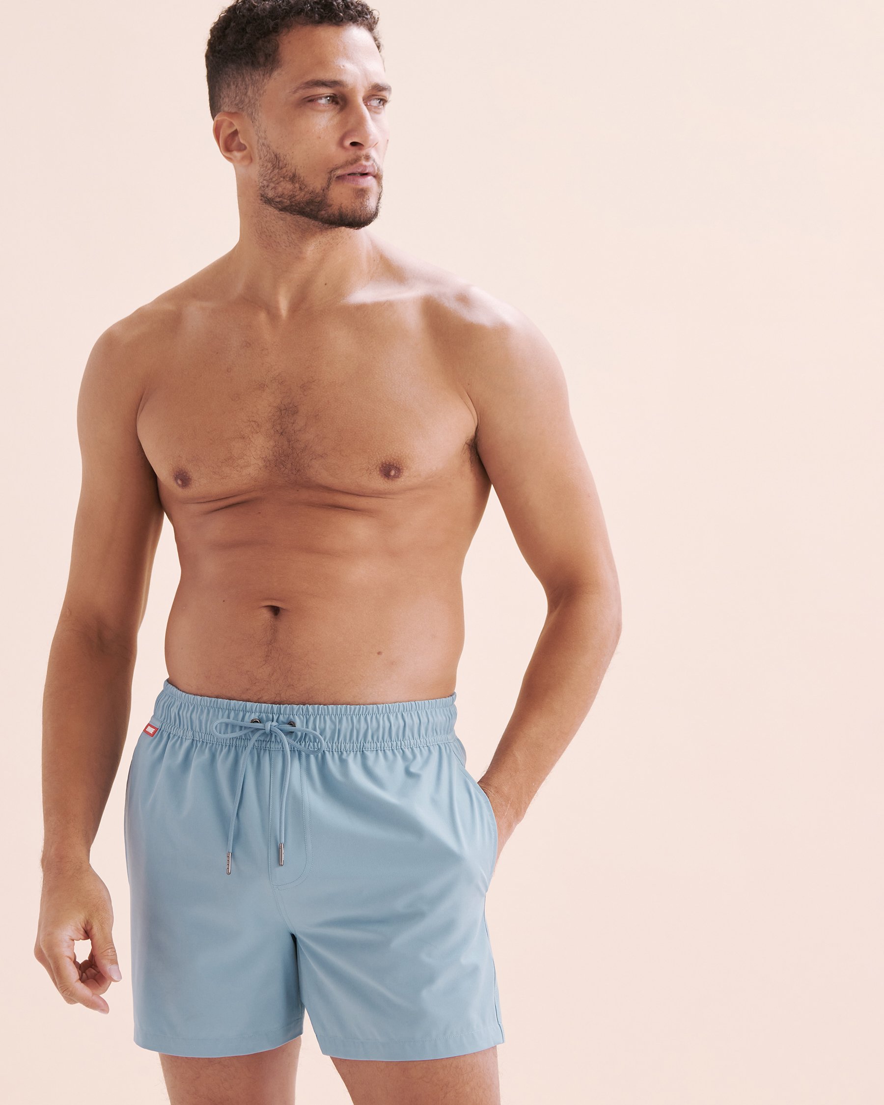 HAMABE Maillot volley avec filet Bleu crépuscule 03100047 - View8