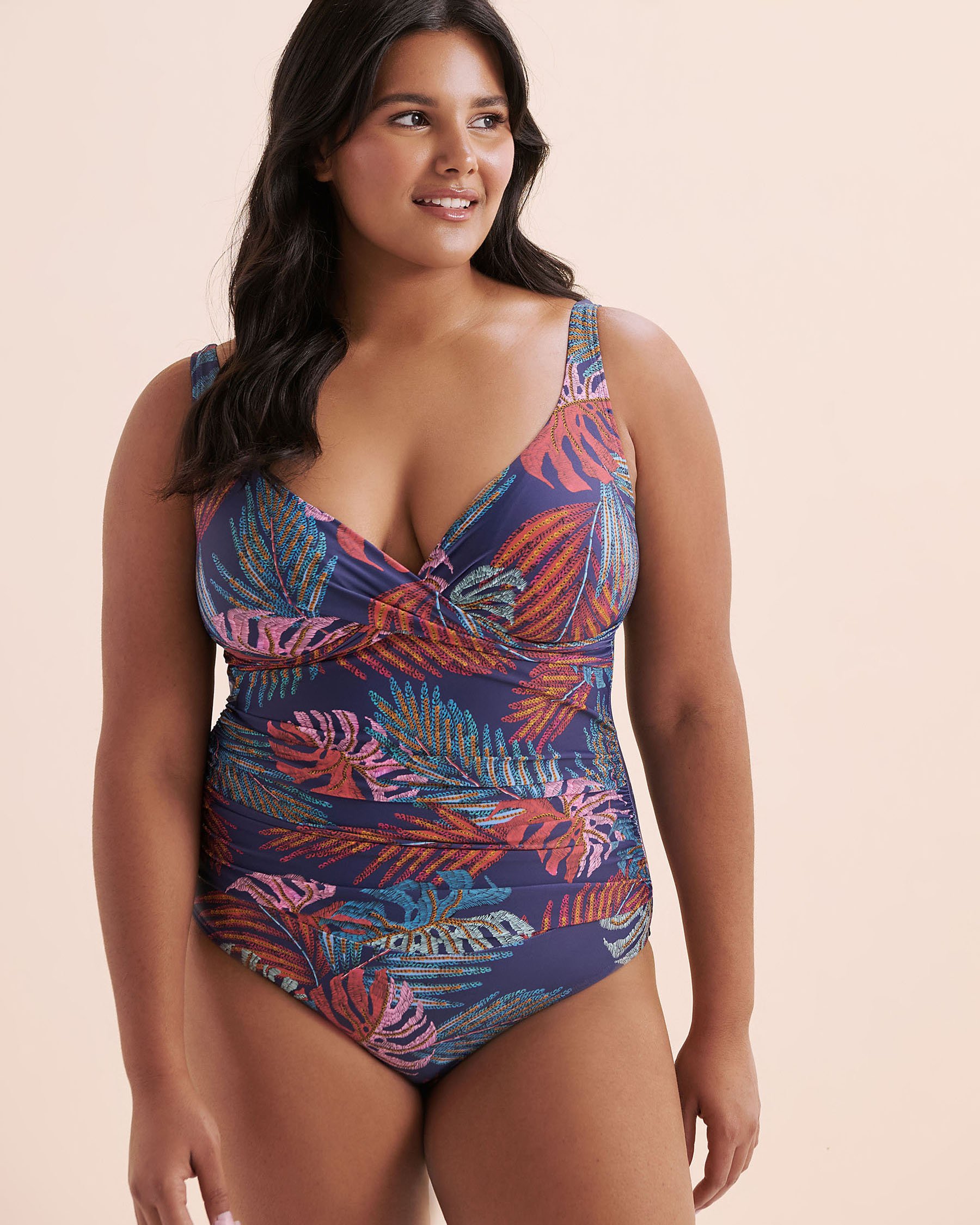 ARTESANDS Nu Ornare Delacroix One-Piece Swimsuit Navy Blue AT1720NO - View7