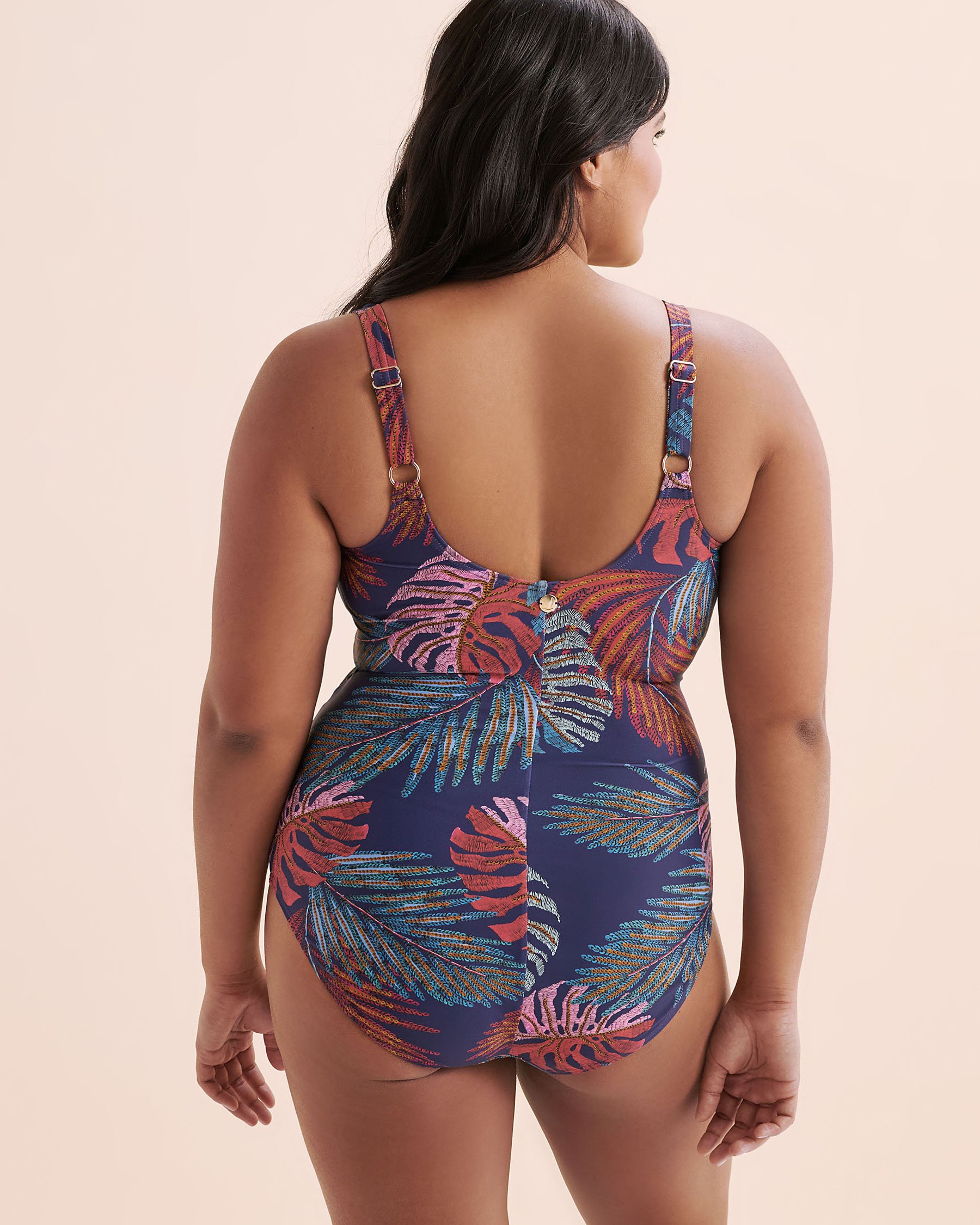 ARTESANDS Nu Ornare Delacroix One-Piece Swimsuit Navy Blue AT1720NO - View8