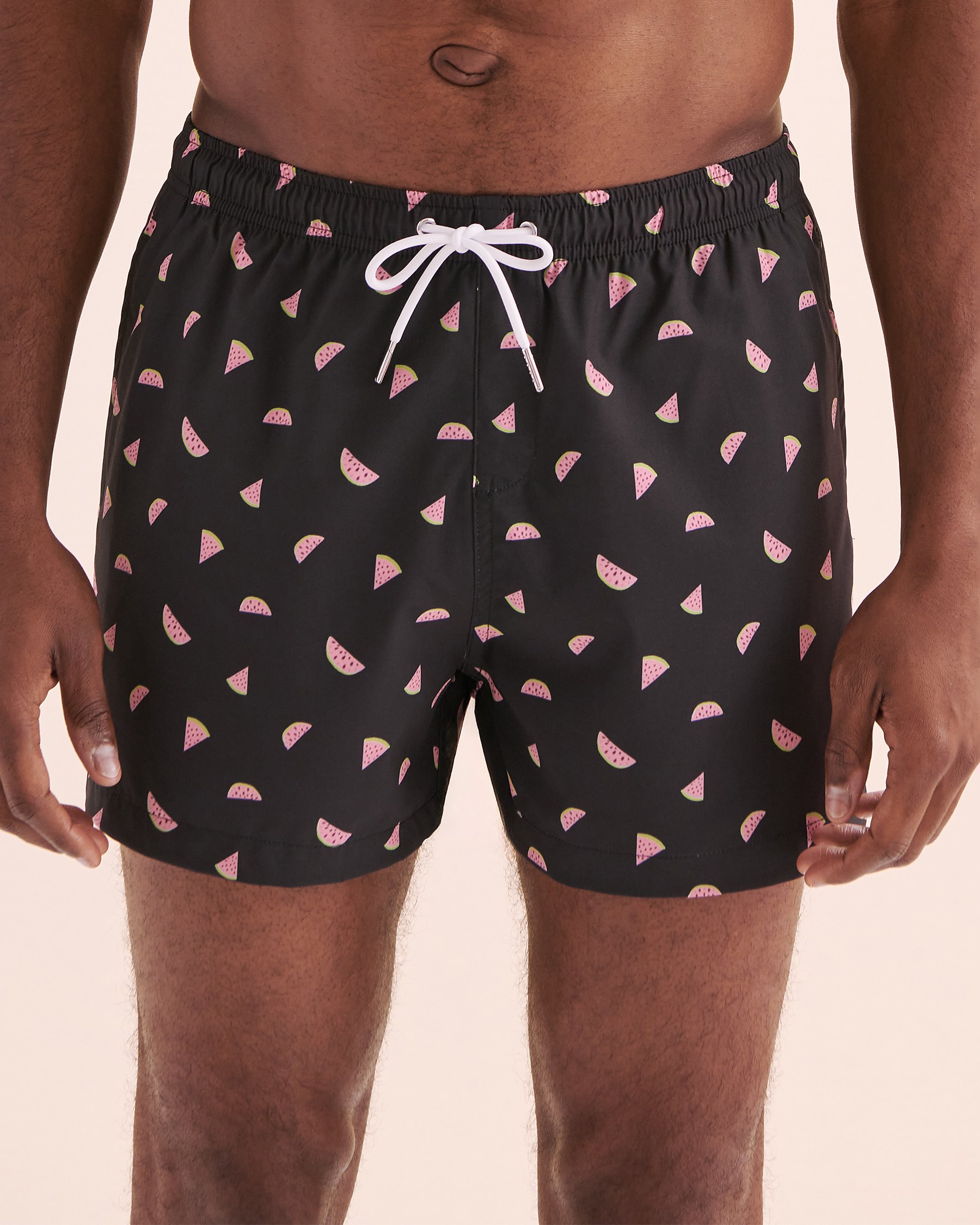 BERMIES Watermelon Classic Volley Swimsuit Compression Liner Black WATERMELON 3 - View2
