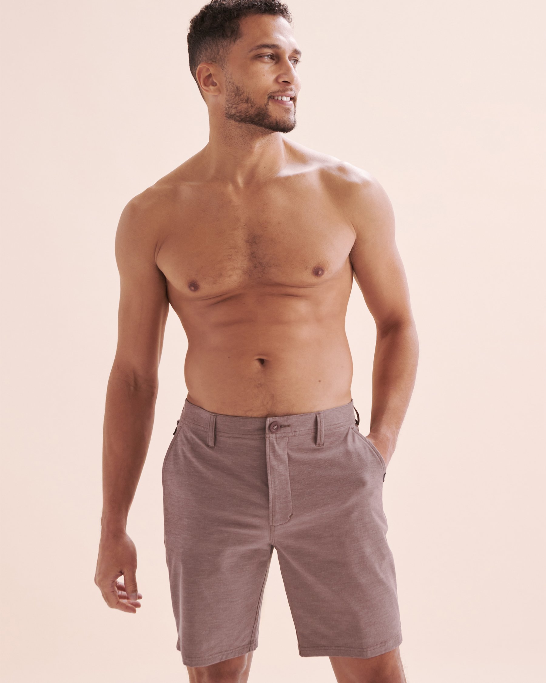 RIP CURL Boardwalk Phase Nineteen Hybrid Short Rock Brown 02ZMWS - View4