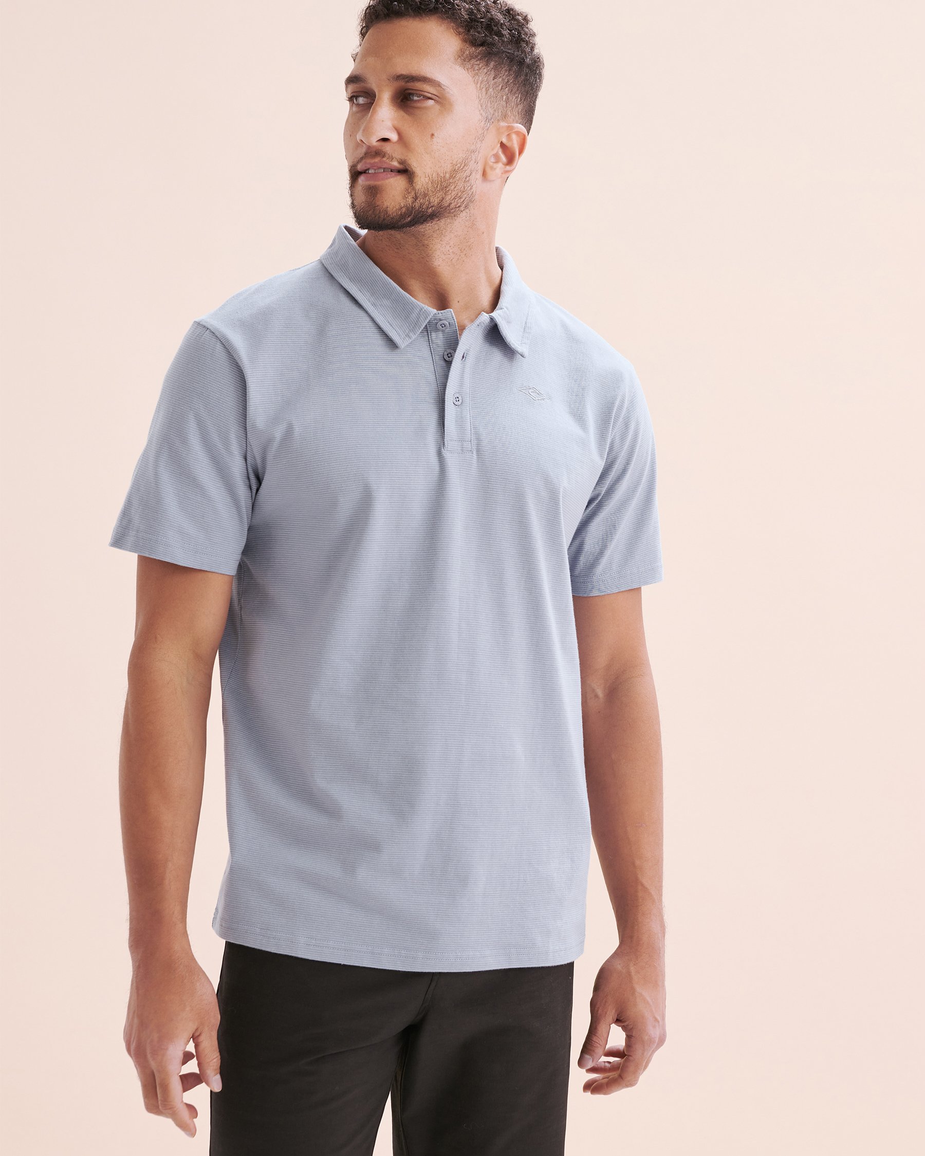 RIP CURL Easy As Polo Shirt Ice Blue 00HMPO - View1