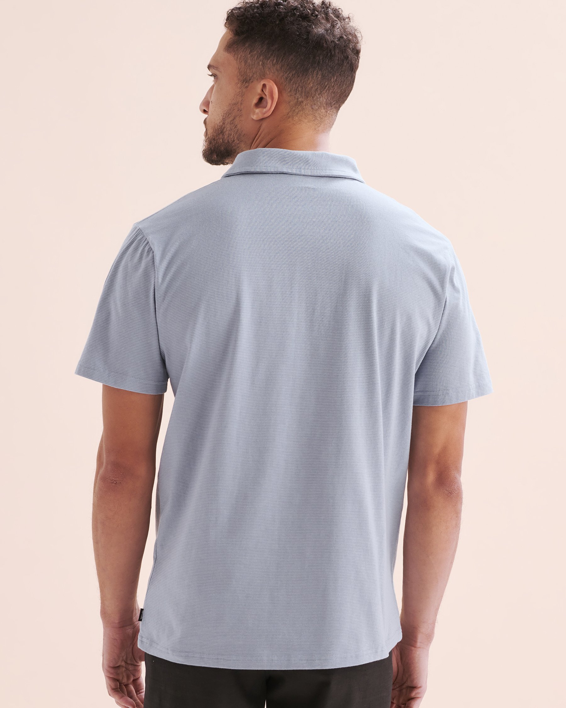 RIP CURL Easy As Polo Shirt Ice Blue 00HMPO - View2