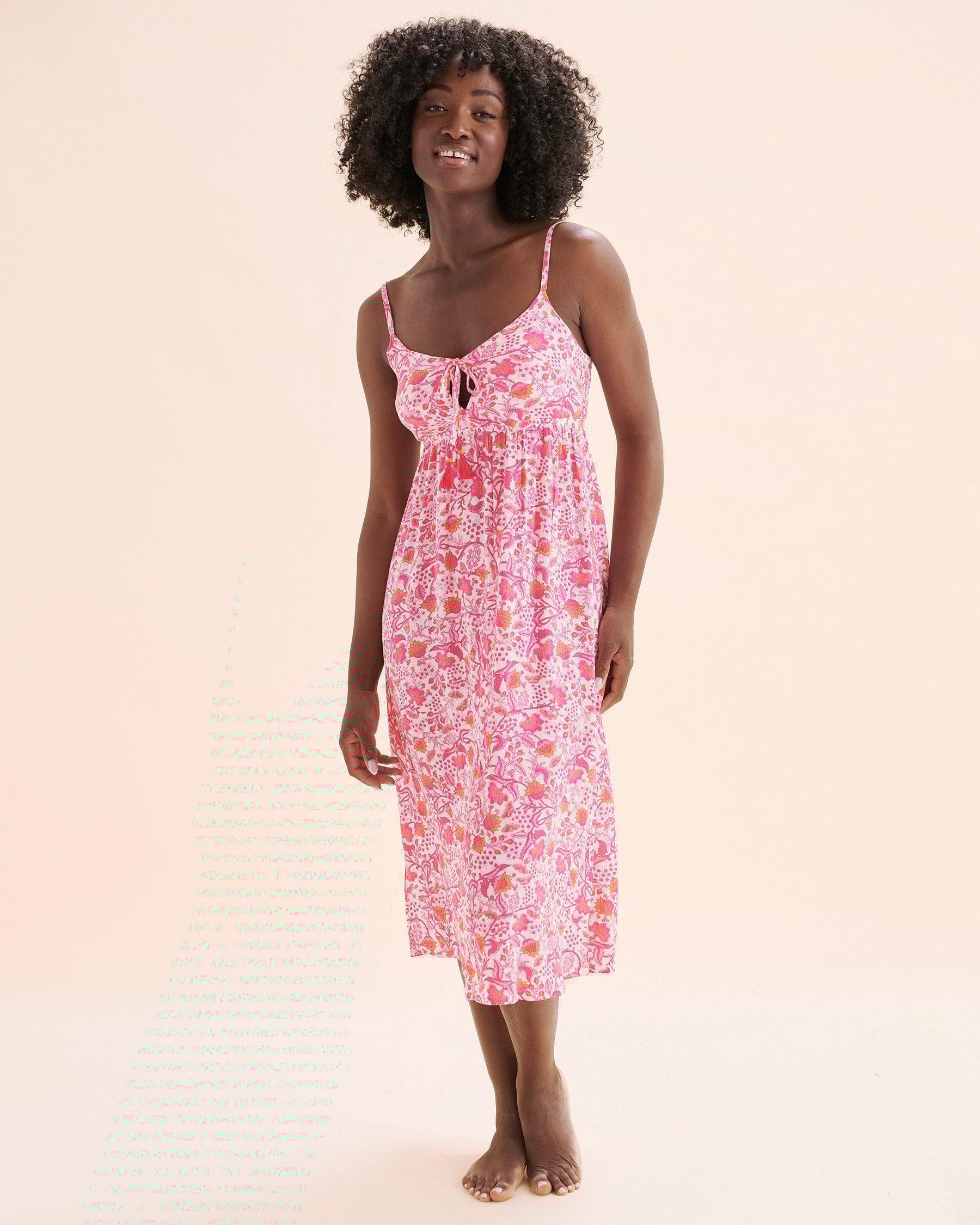 MY BIKINI STORY Long Dress gauze Pink 02300156 - View1