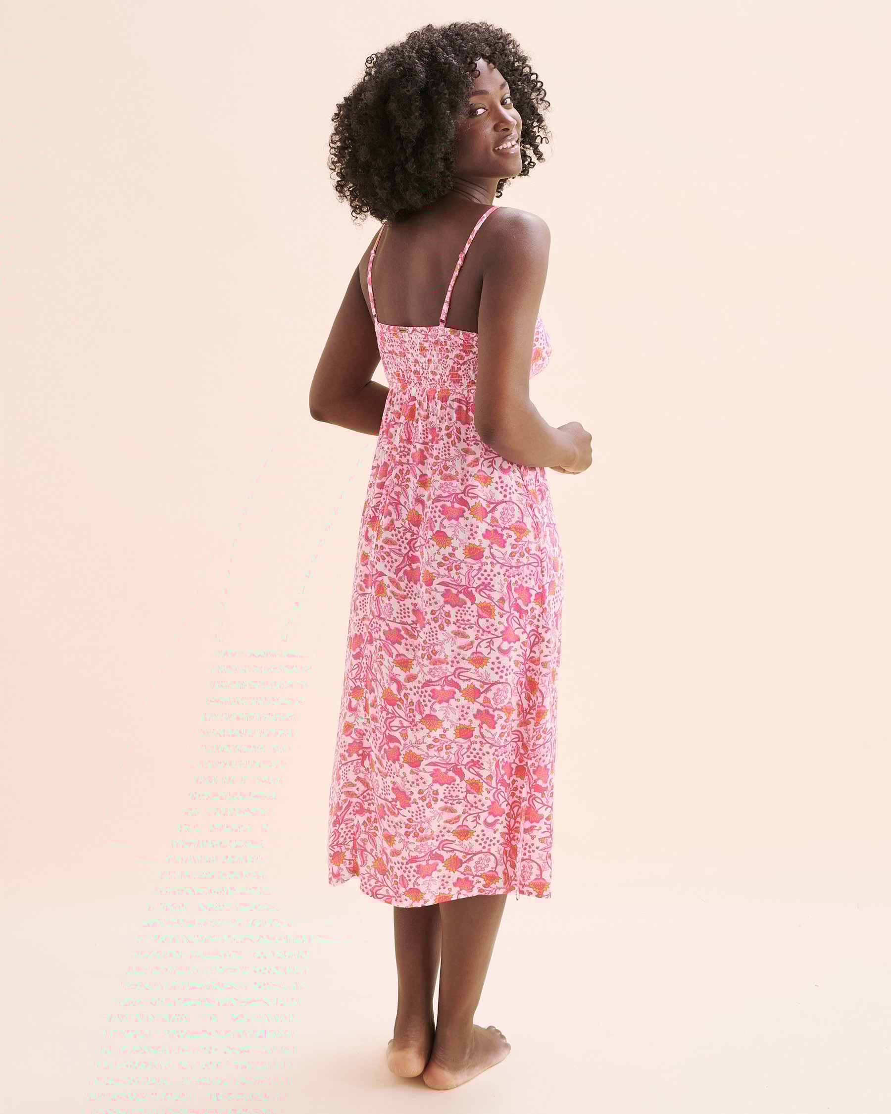MY BIKINI STORY Long Dress gauze Pink 02300156 - View2