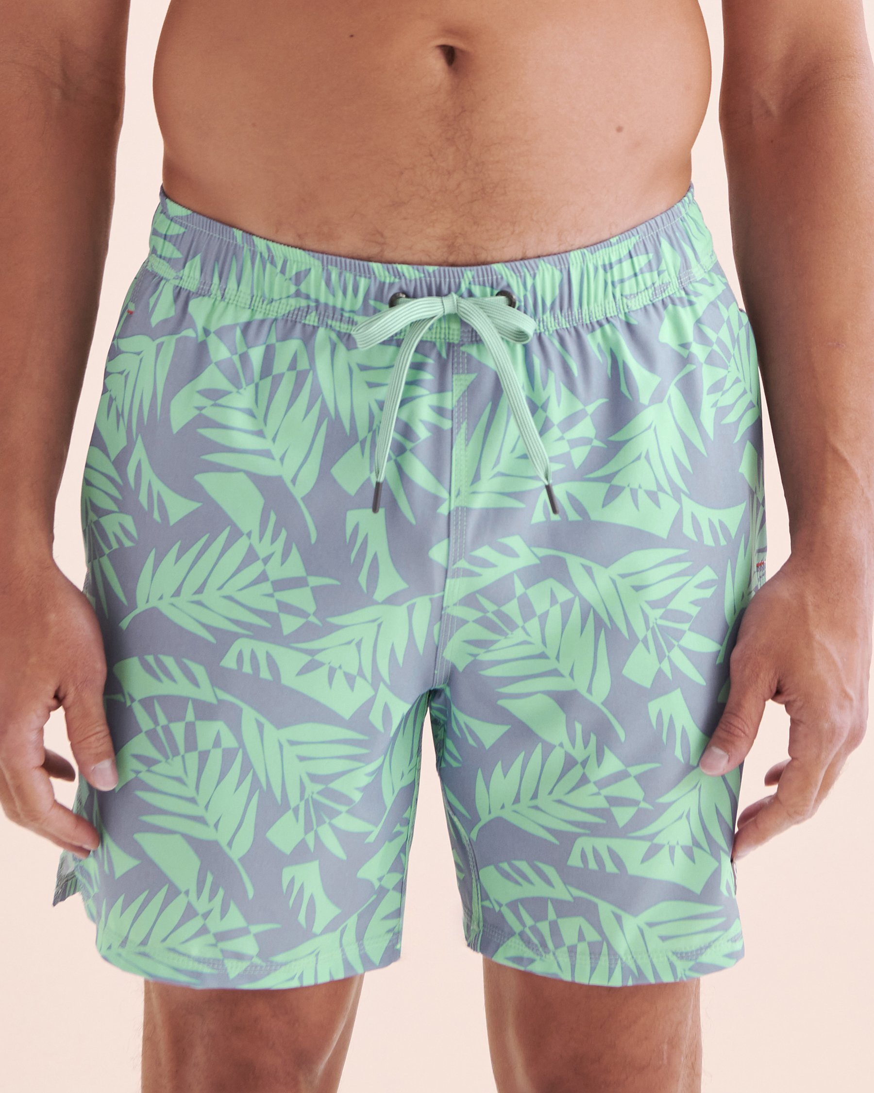 SAXX Oh Buoy 2 in 1 Volley Swimsuit Blue SXSW04L - View1