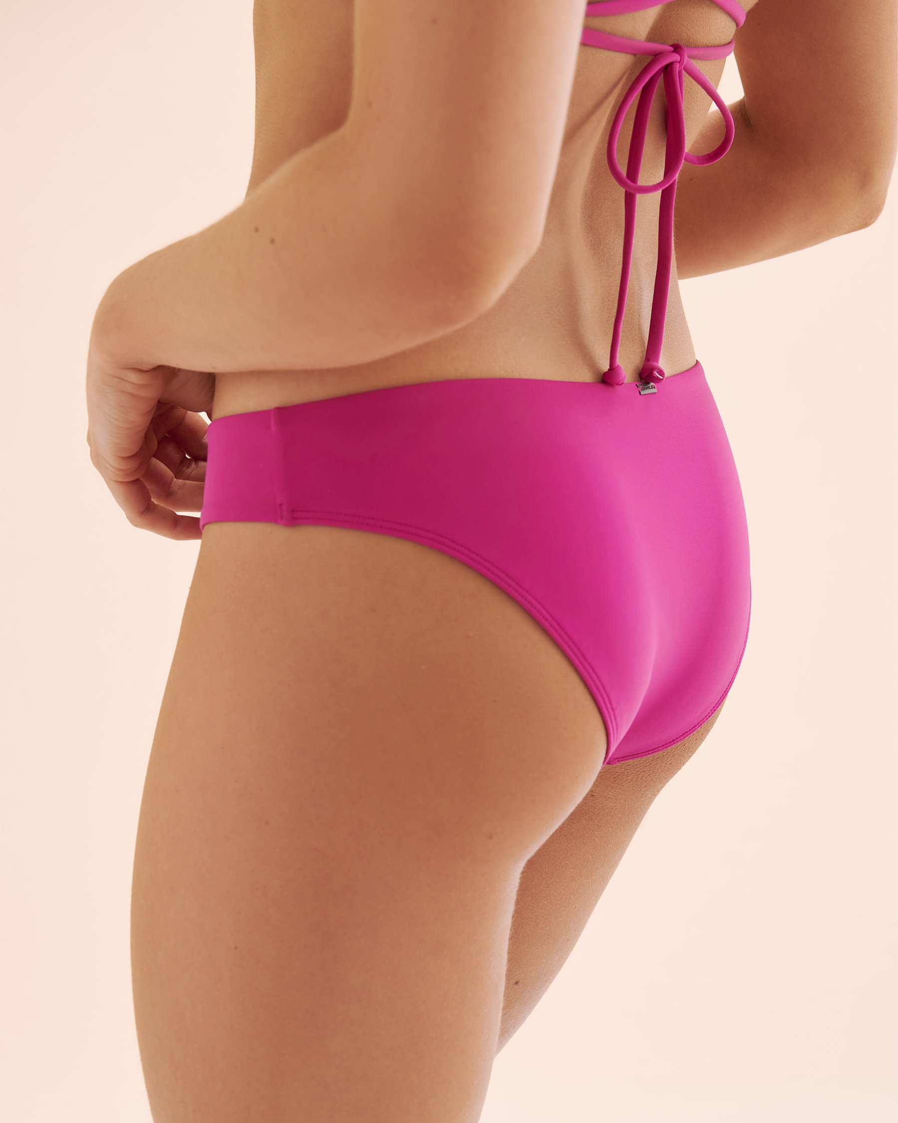 O'NEILL Saltwater Solids Blue Lagoon Bikini Bottom Fuchsia Pink SP5474006B - View3