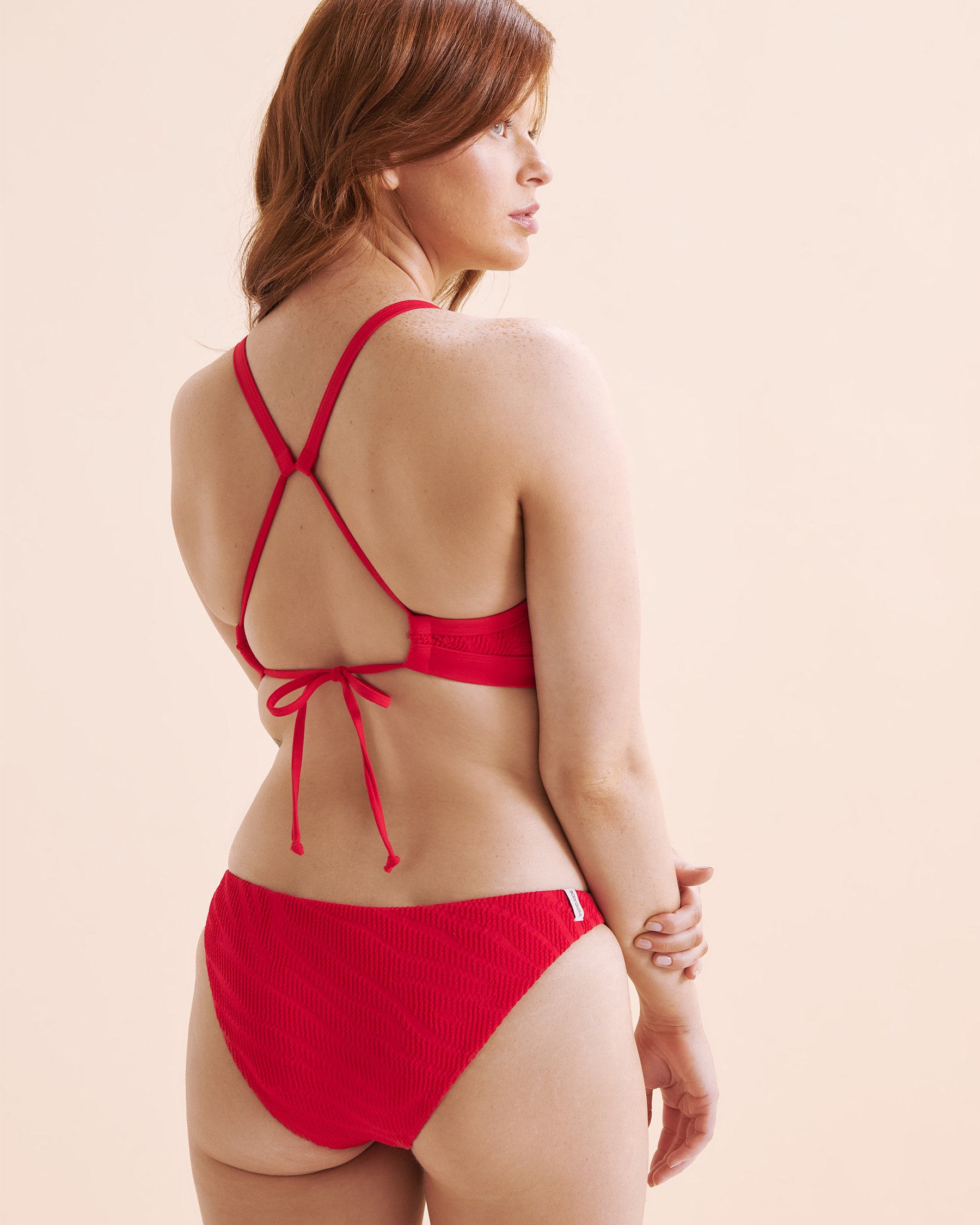 BODY GLOVE Scarlet Drew D/DD/E/F Cup Bikini Top Cherry Red 39663128D - View2