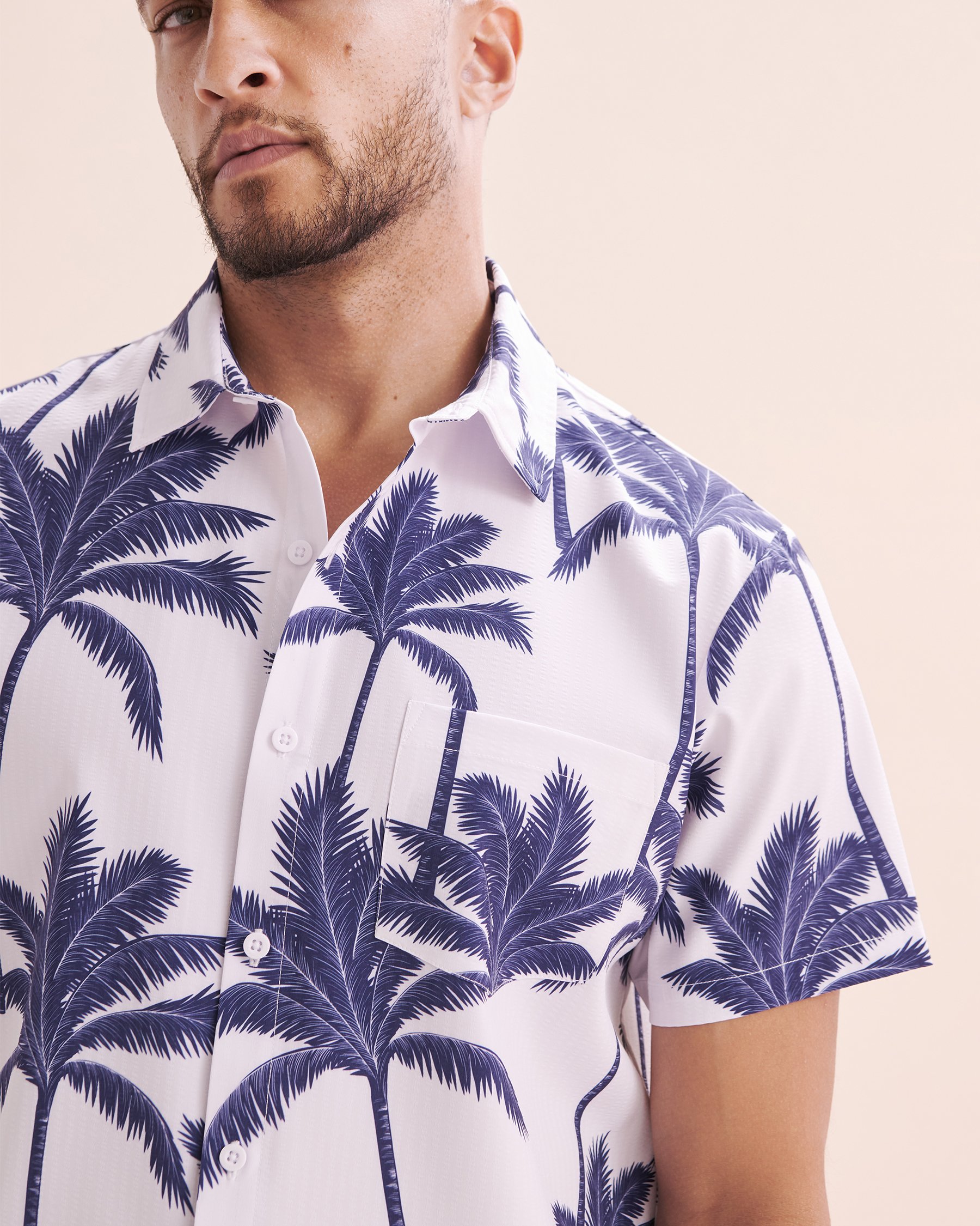 HAMABE Short sleeve shirt Brillant white 04100033 - View6