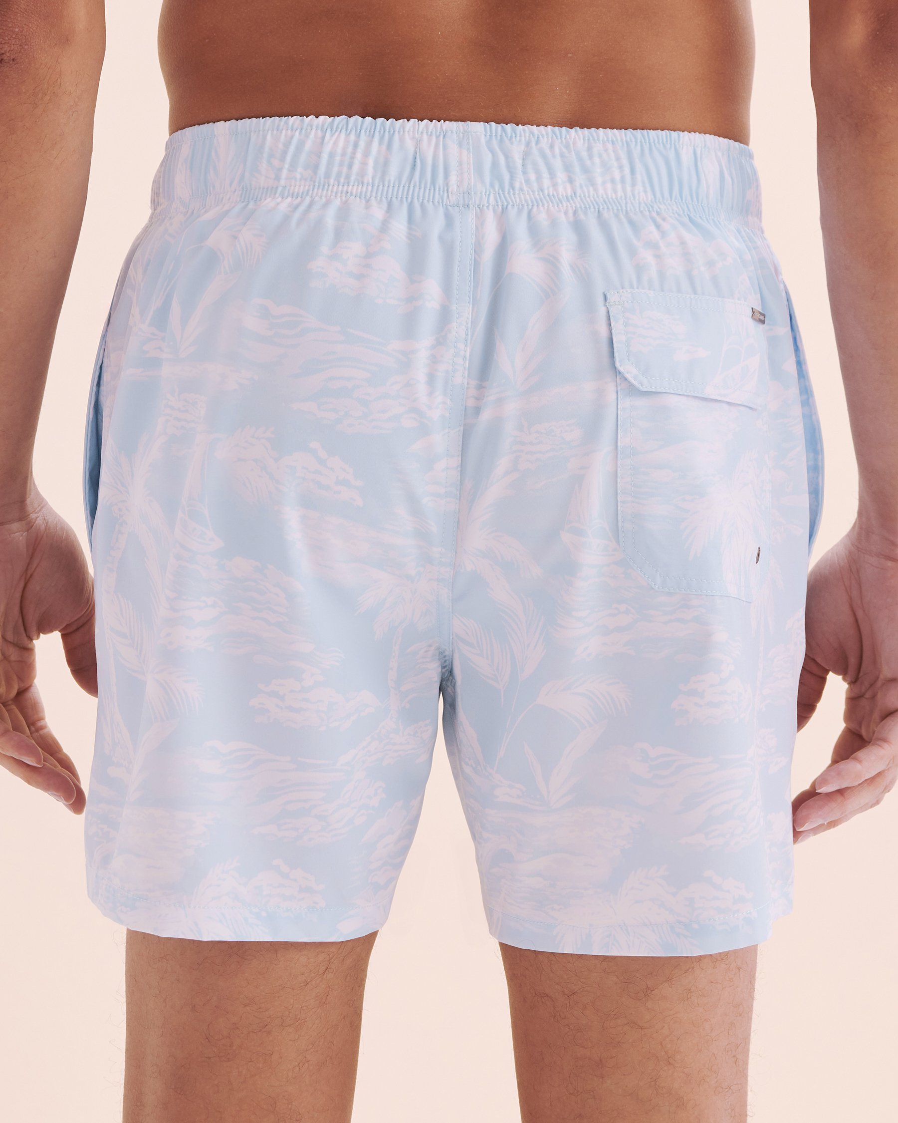 VINTAGE SUMMER Volley Swimsuit Blue V70815 - View2